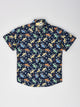 Navy Blue Car Printed Shirt