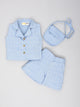Blue Shorts Coord Set