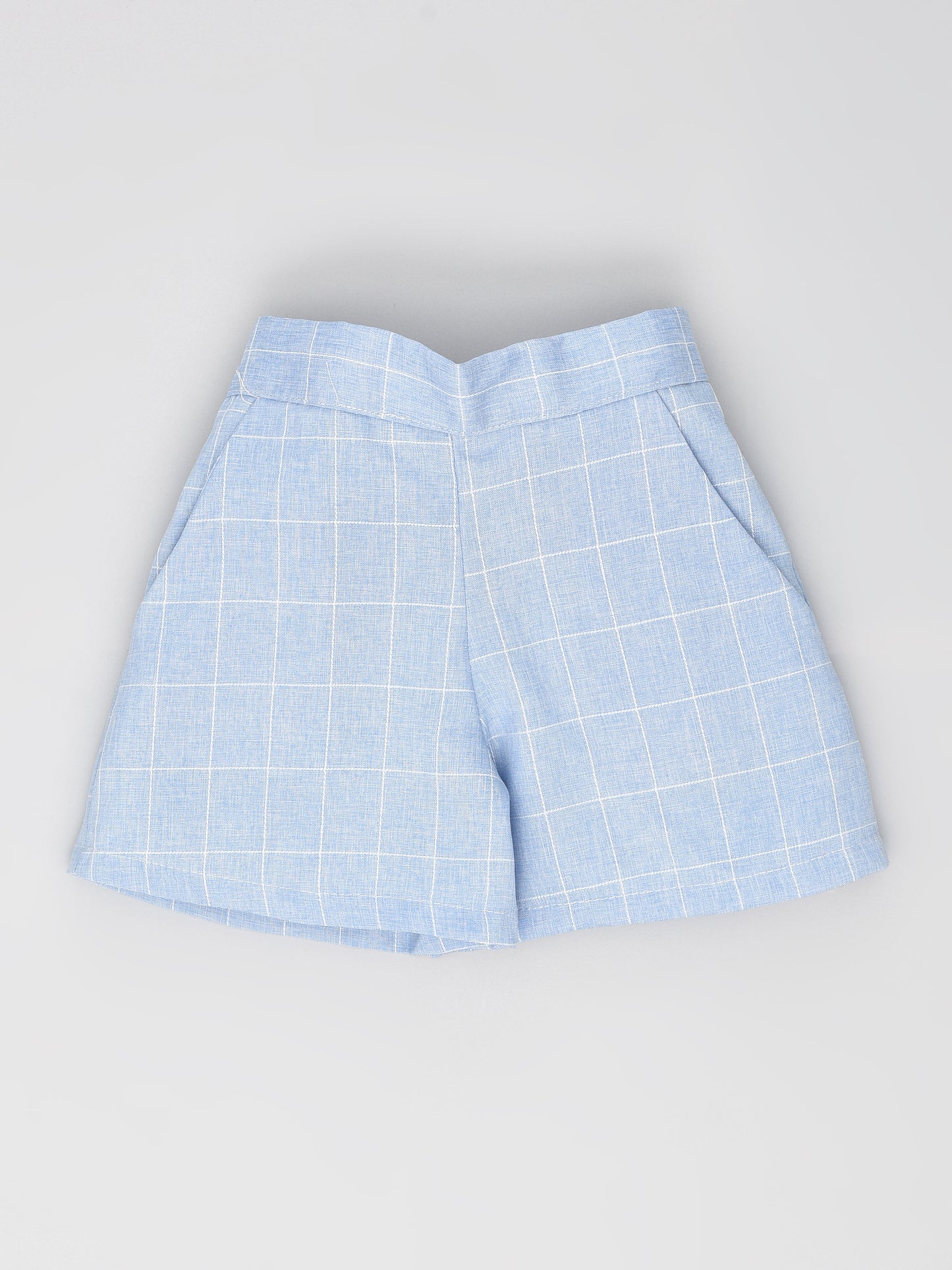 Blue Shorts Coord Set