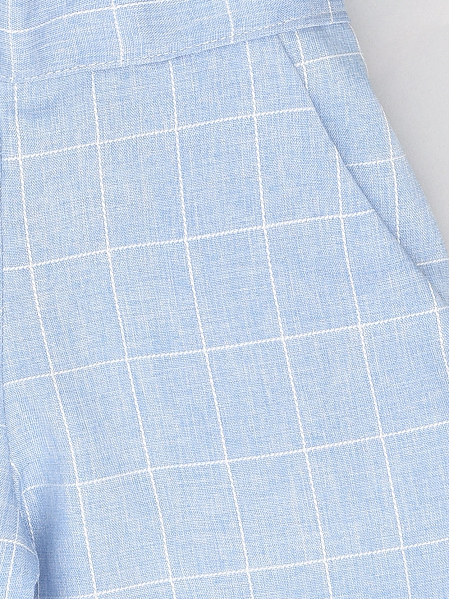 Blue Shorts Coord Set