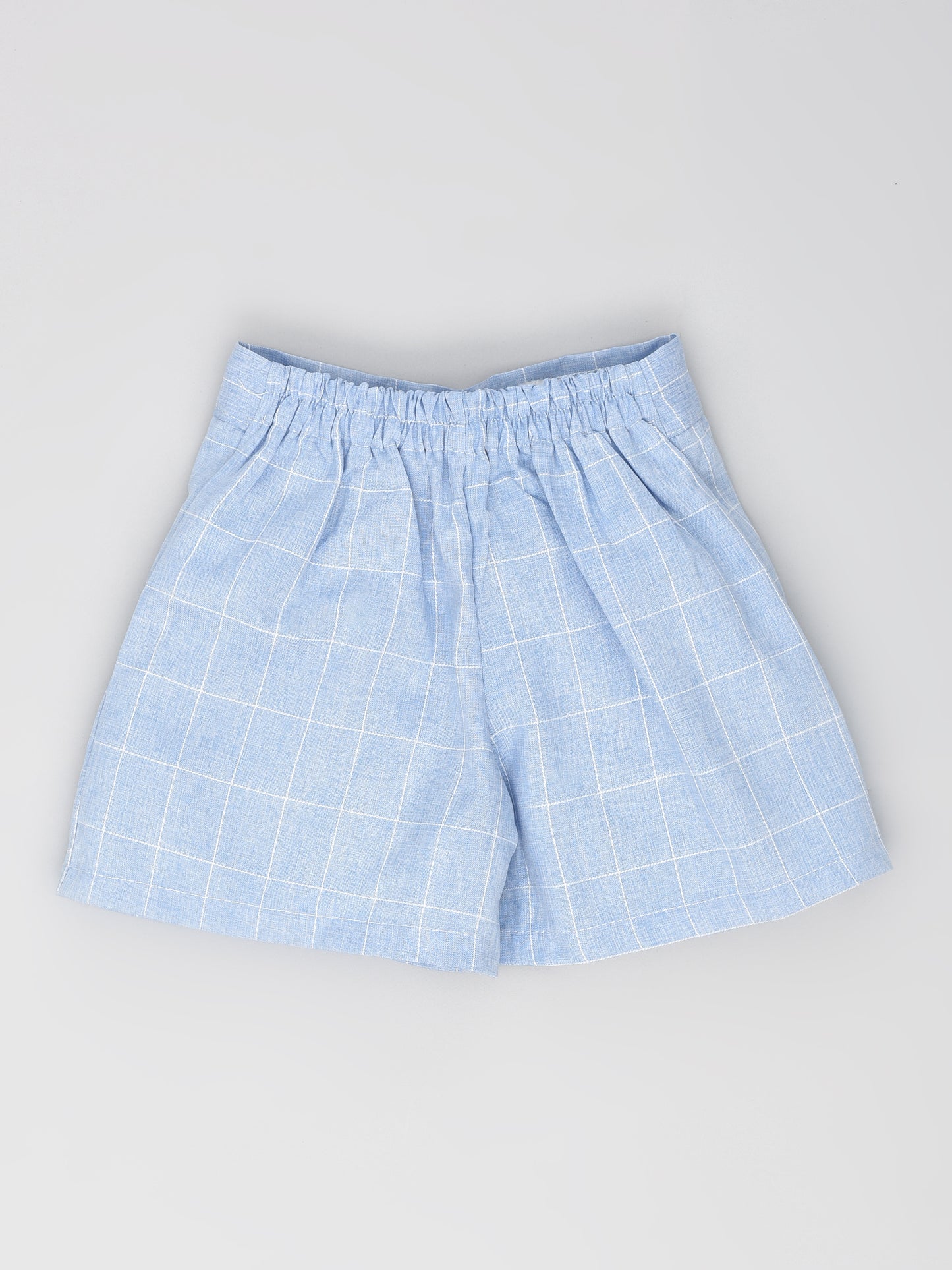 Blue Shorts Coord Set