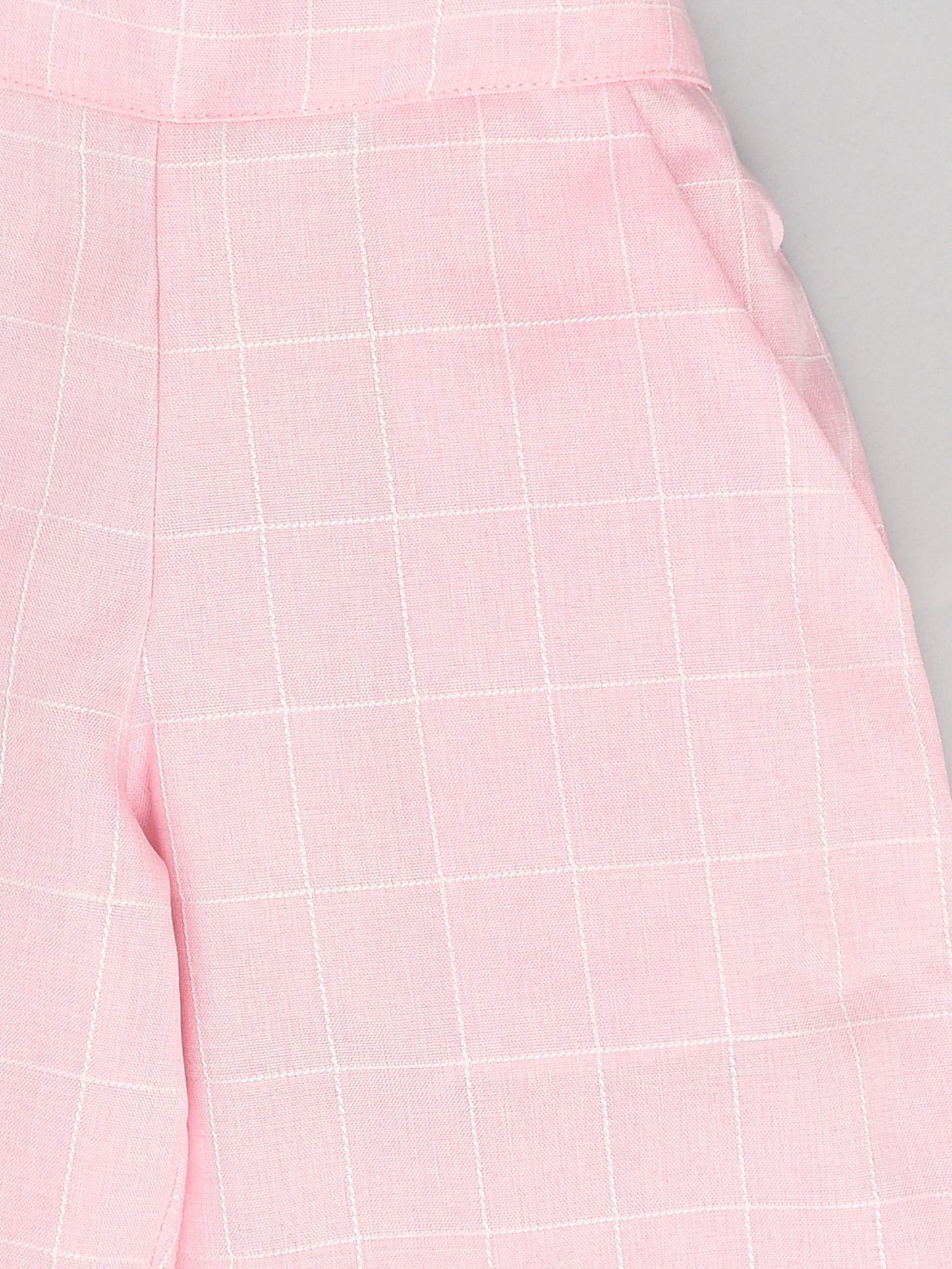Pink Sleeveless Coord Set