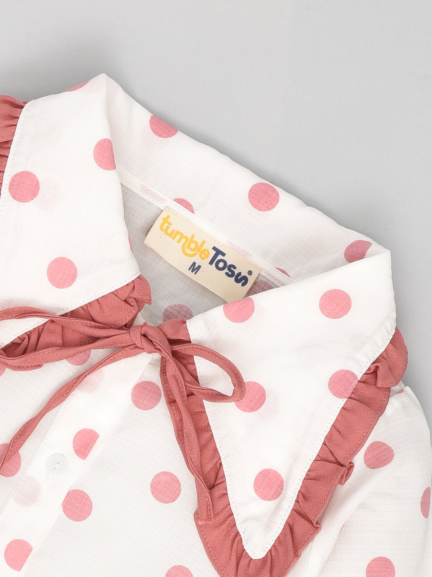 Blush Pink Polka Dots Coord Set