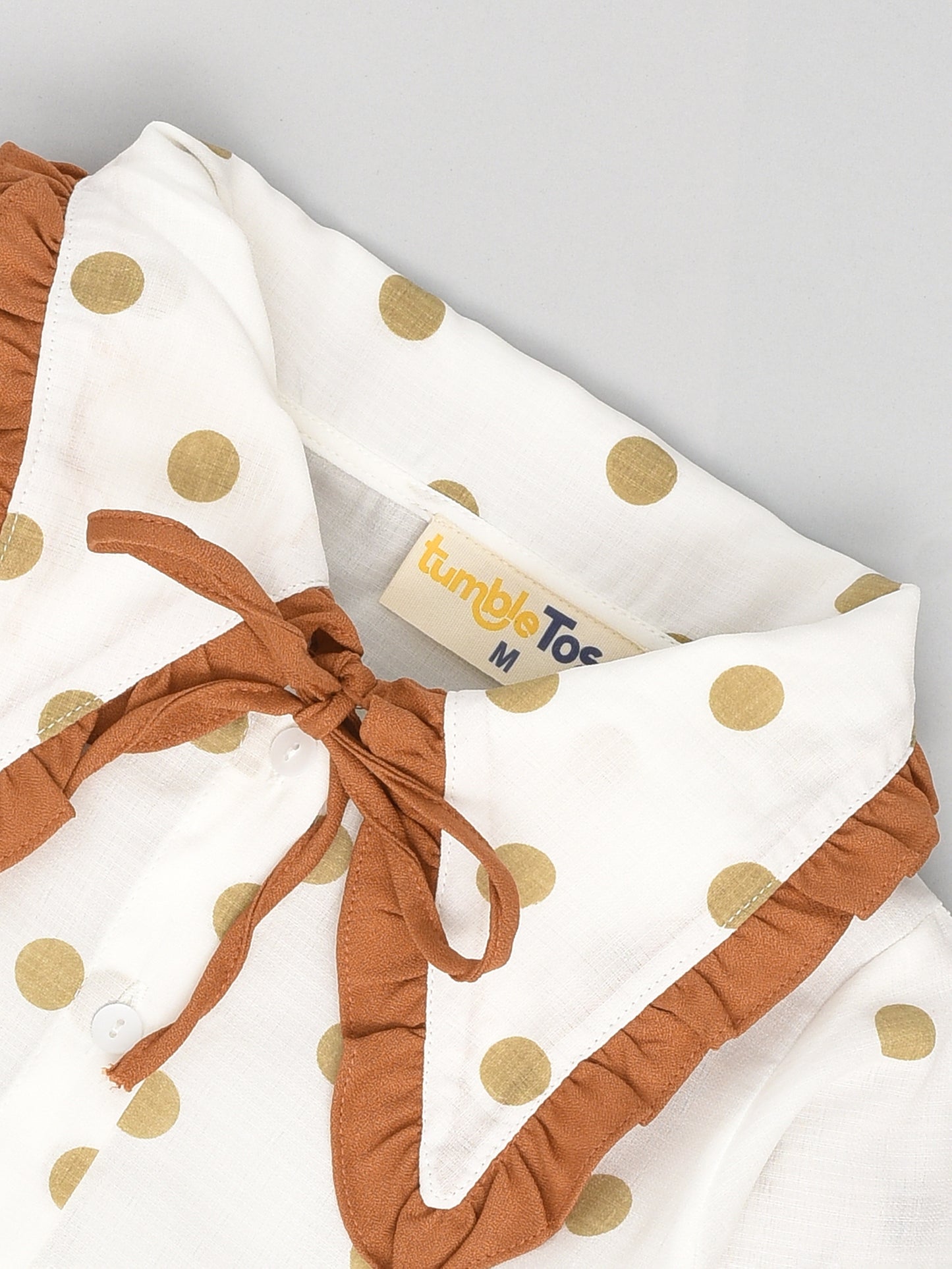 Polka Dots Coord set Brown
