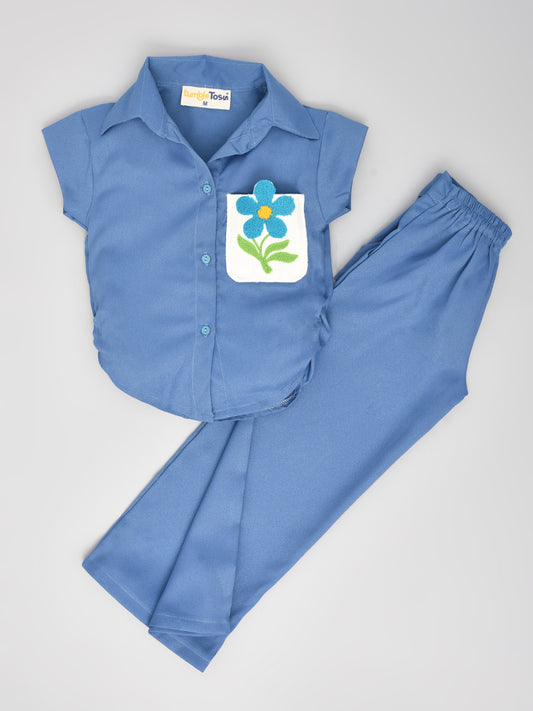 Blue Solid Coord Set