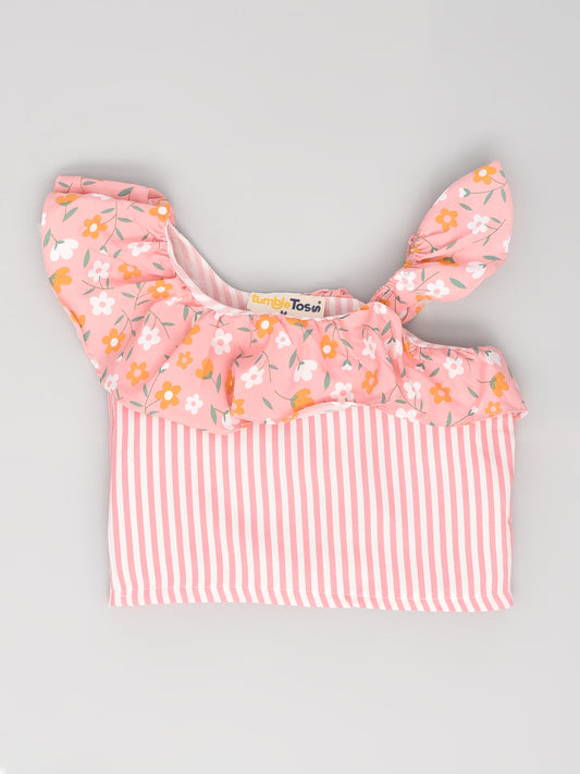 Pink striped Coord Set