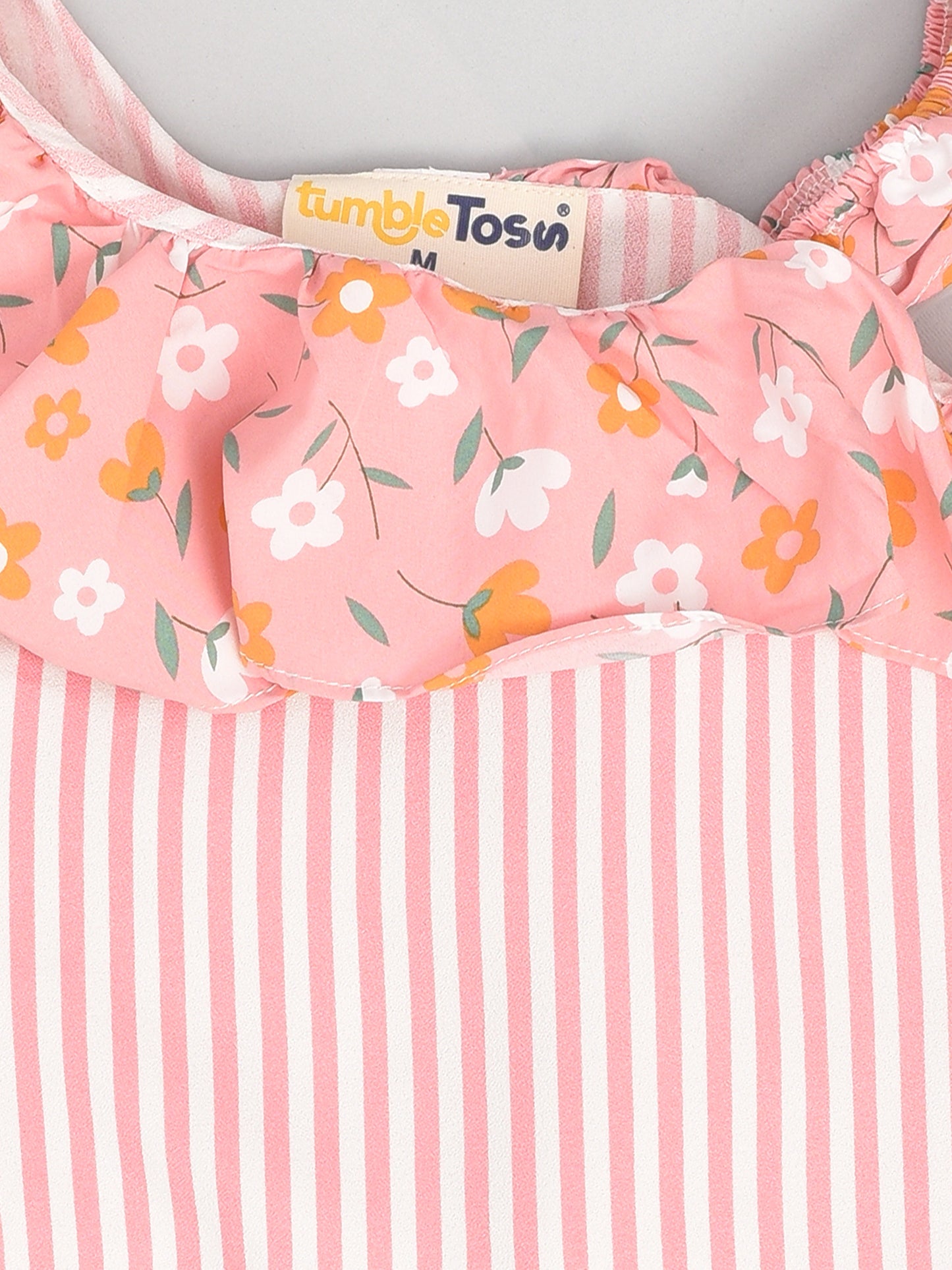 Pink striped Coord Set