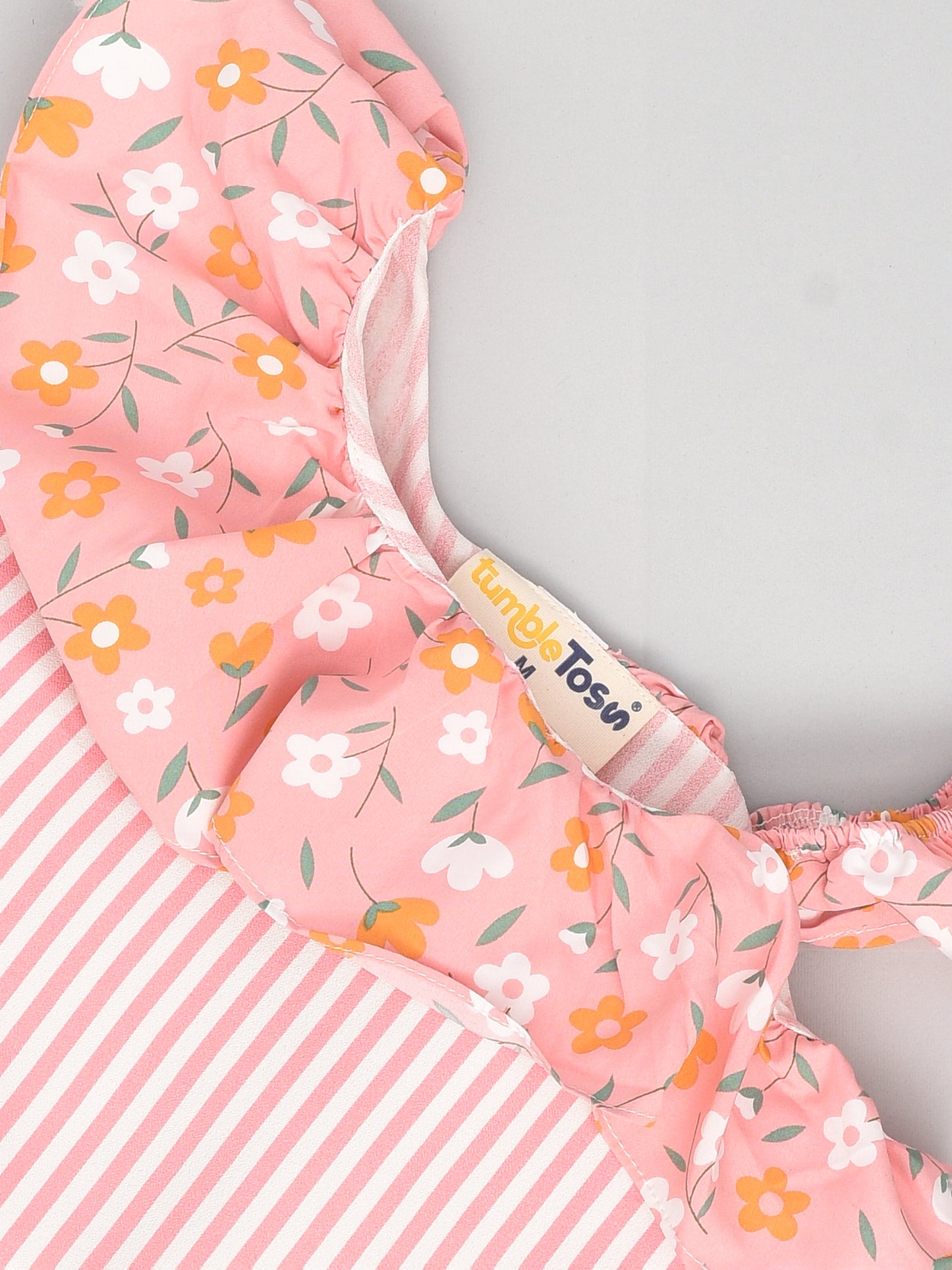 Pink striped Coord Set