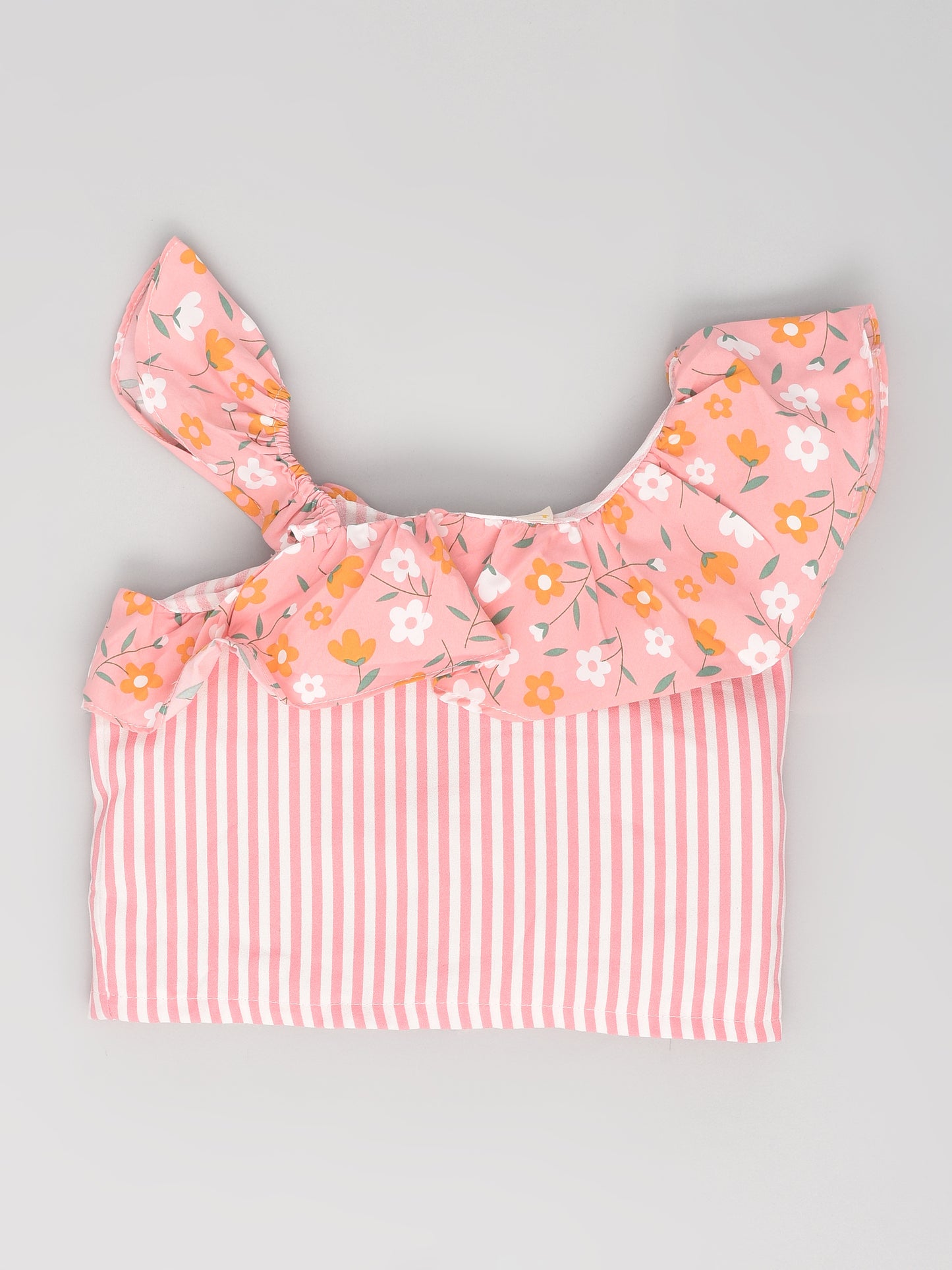 Pink striped Coord Set