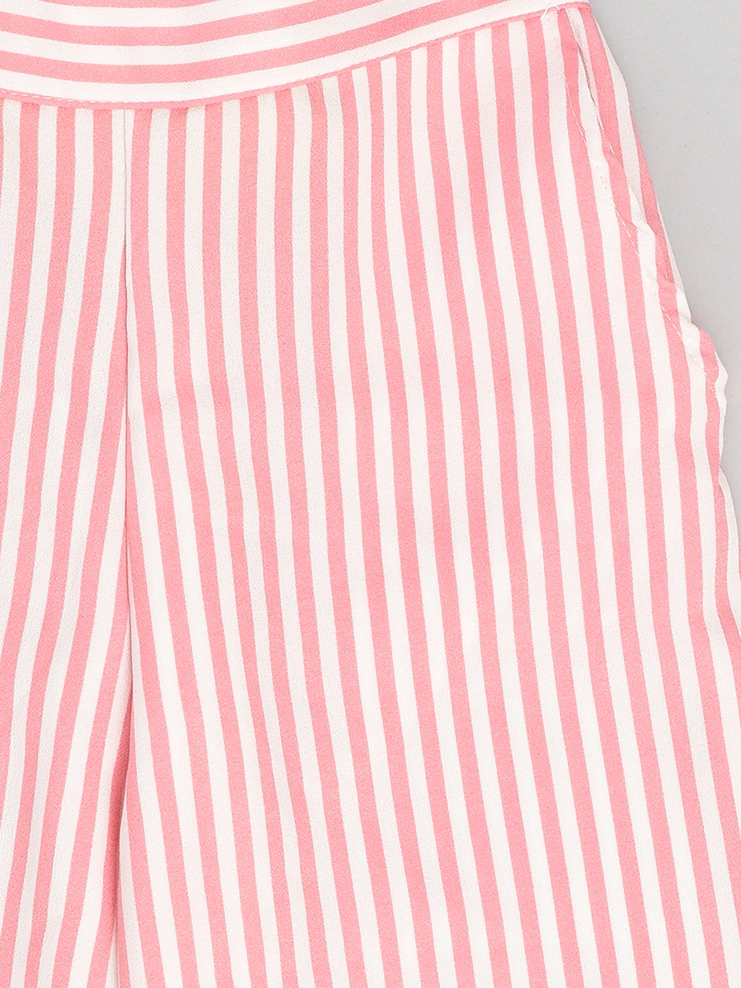 Pink striped Coord Set