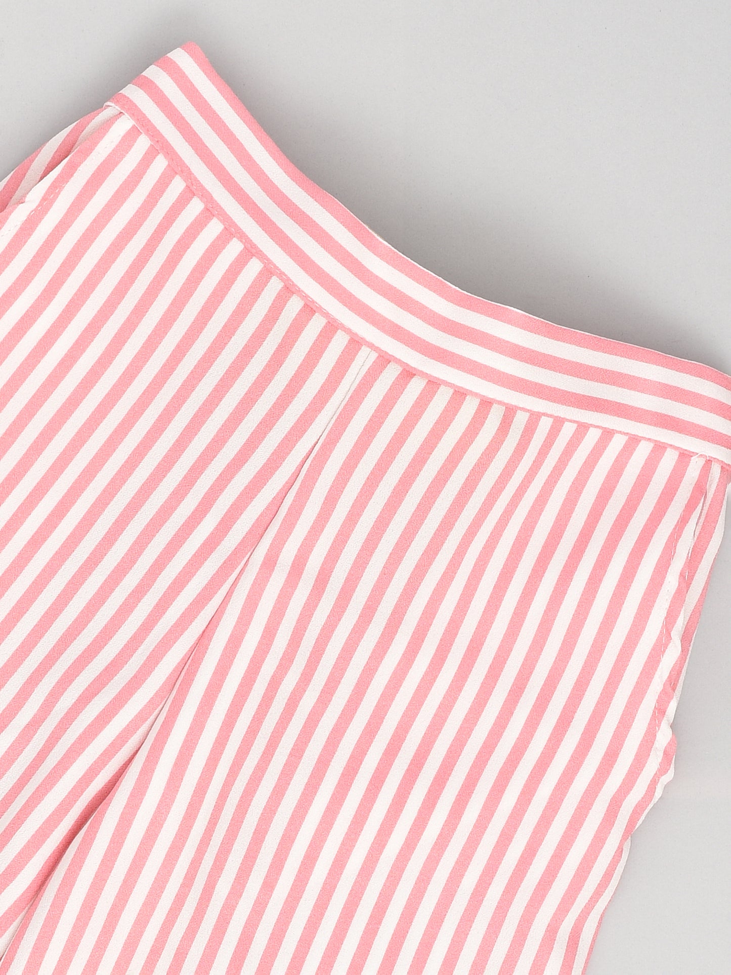Pink striped Coord Set