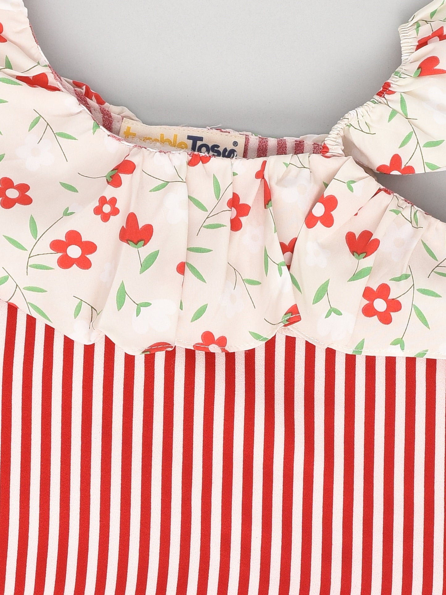 Red Striped Coord Set
