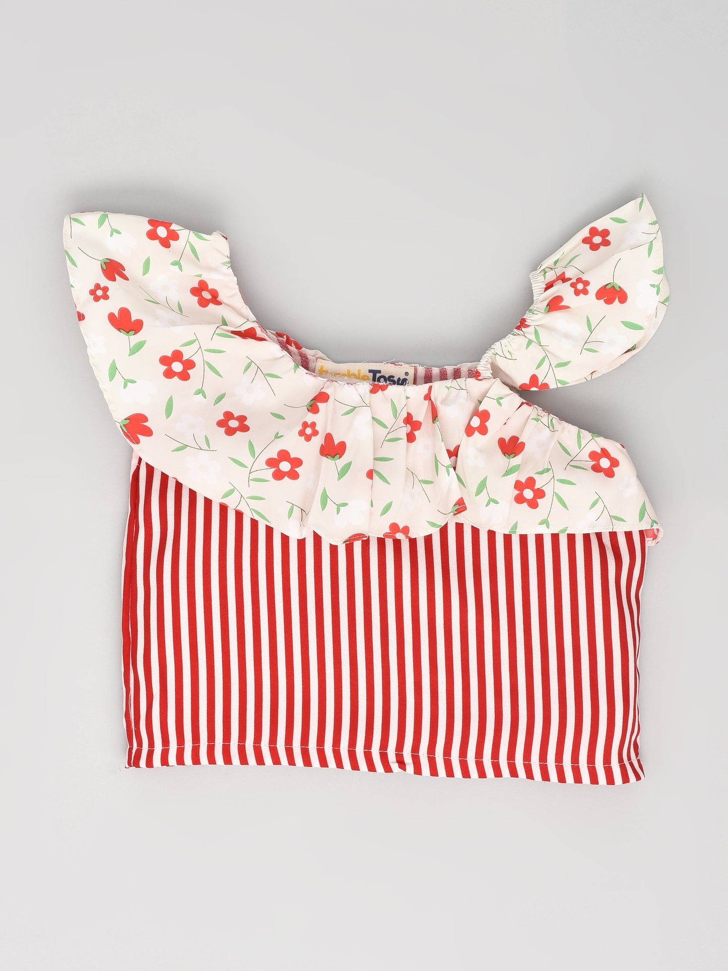 Red Striped Coord Set