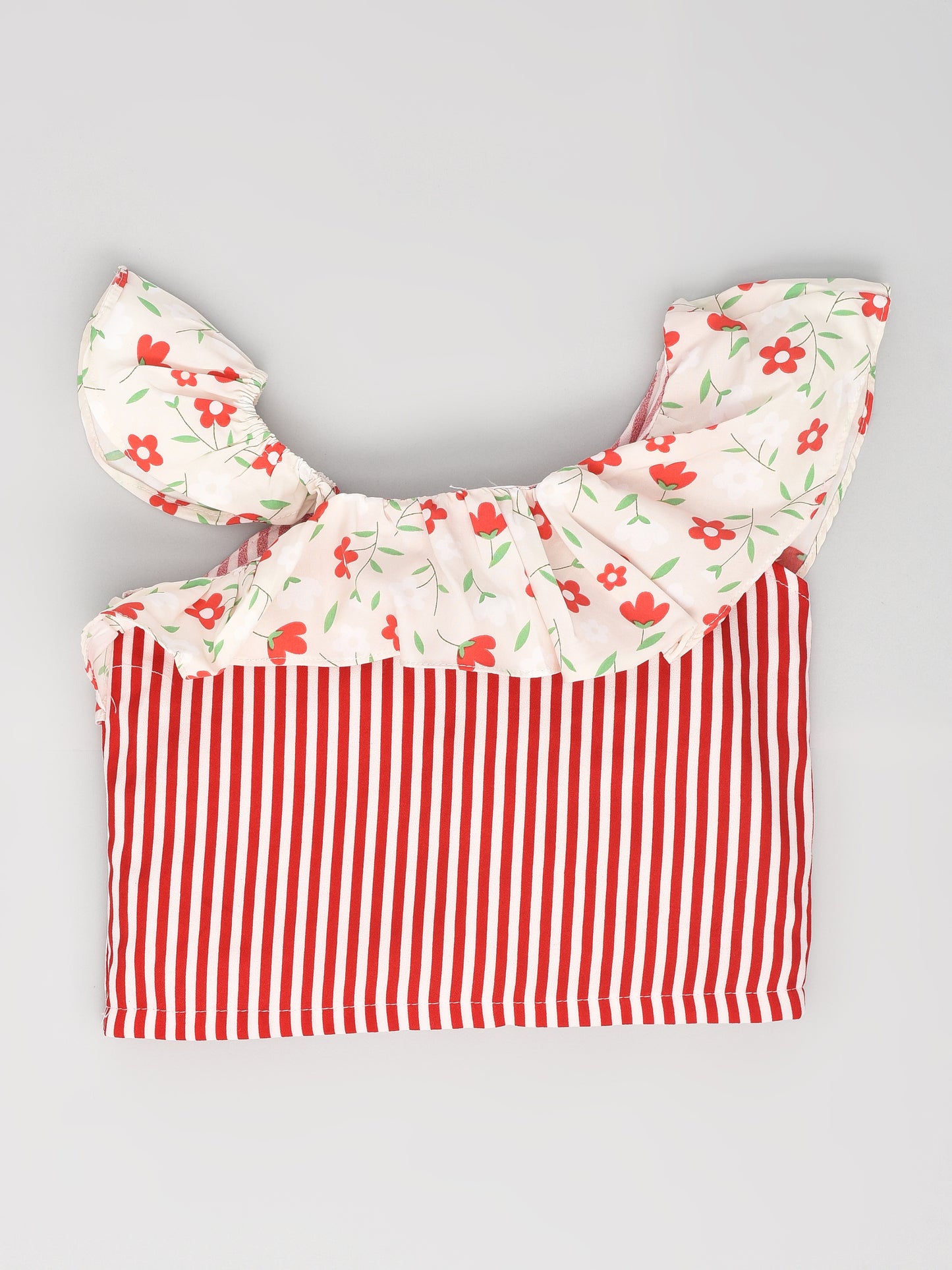 Red Striped Coord Set