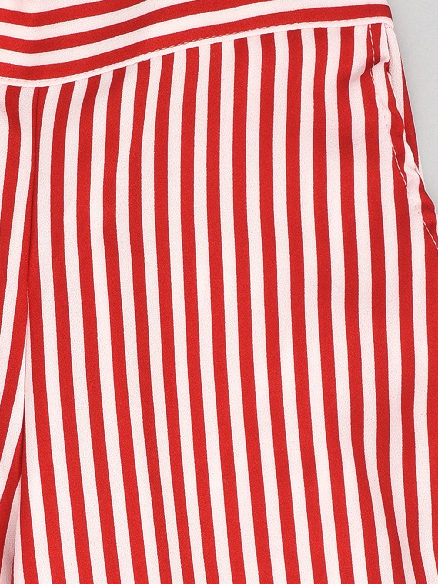 Red Striped Coord Set
