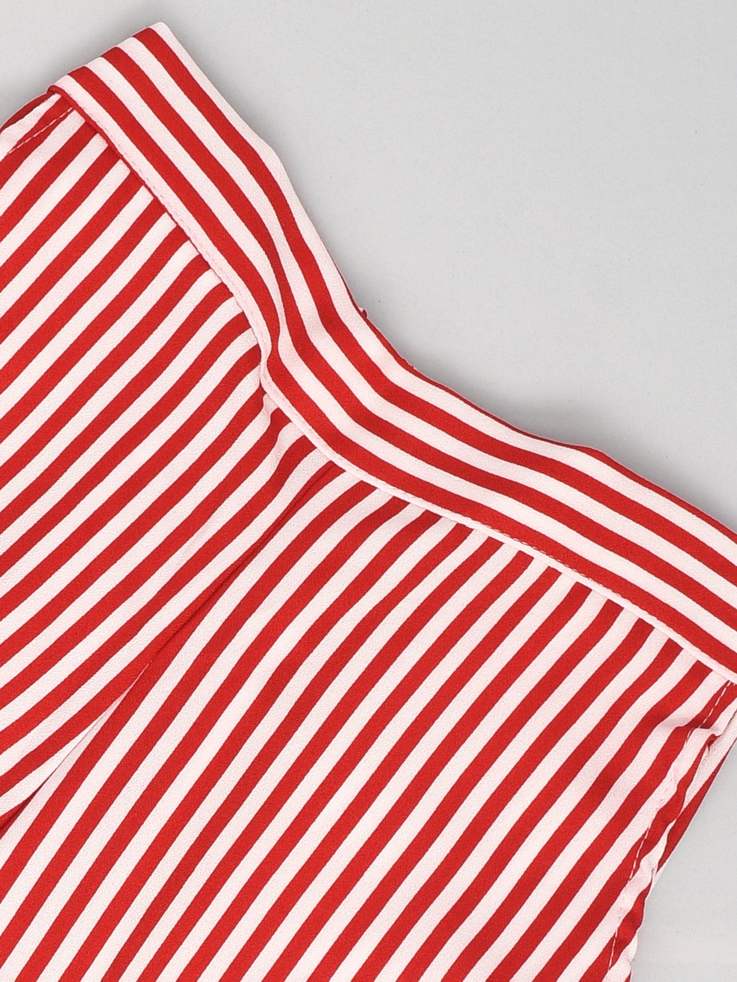 Red Striped Coord Set