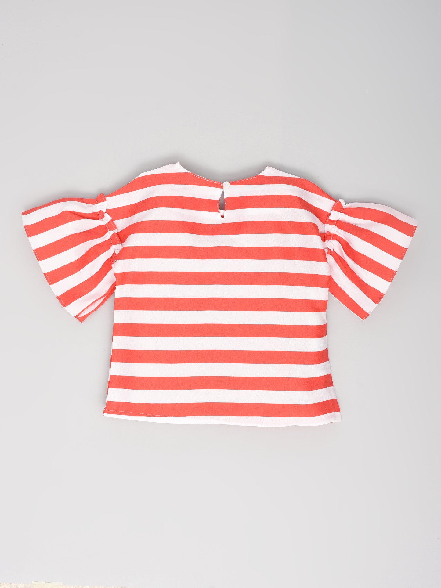 Peach Coord Set with bell sleeves