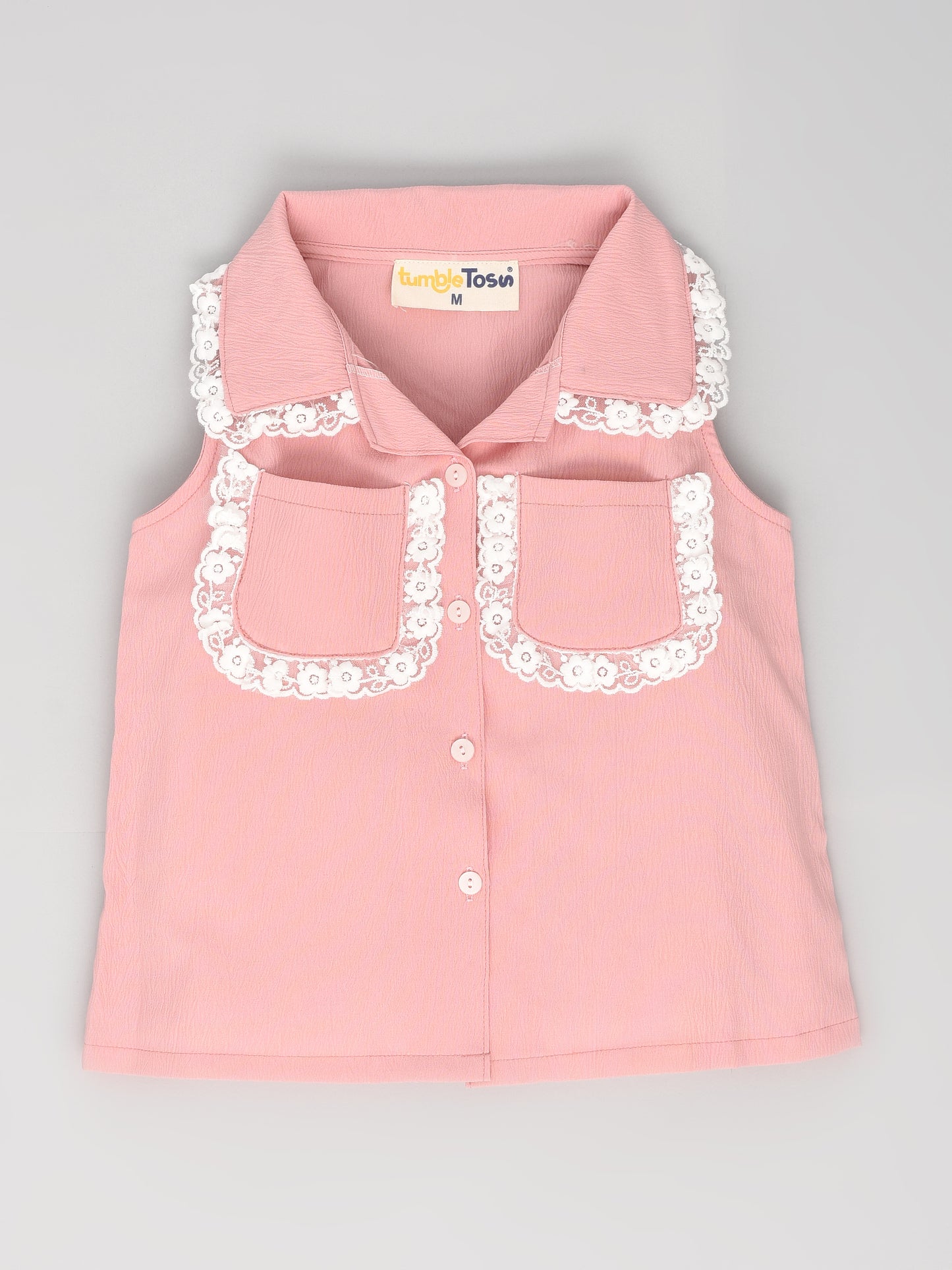 Pink Sleeveless Coord Set