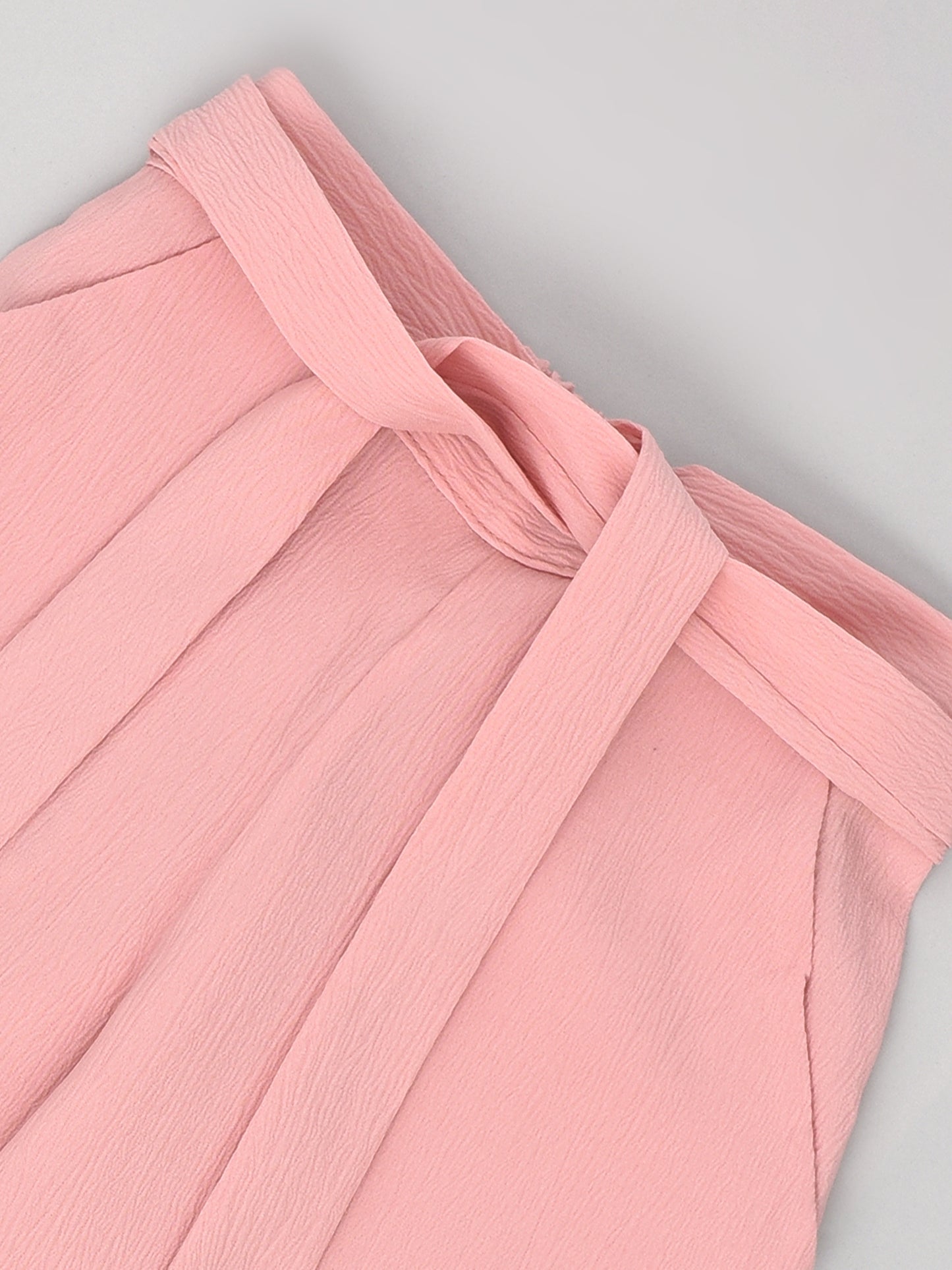 Pink Sleeveless Coord Set