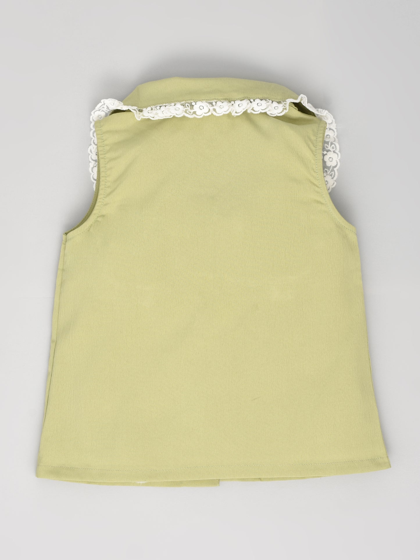 Olive Sleeveless Coord Set