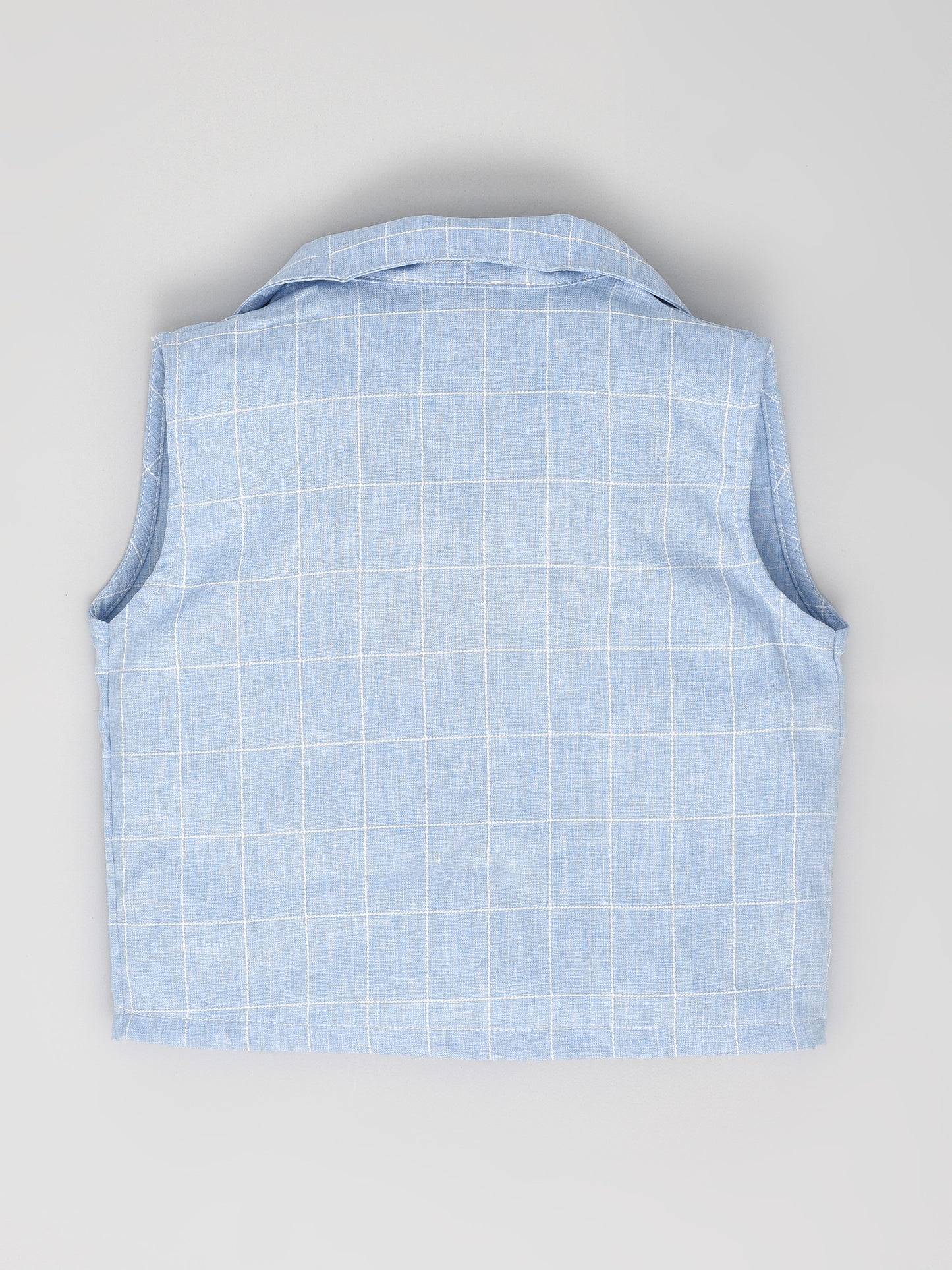 Sleeveless Coord Set Blue