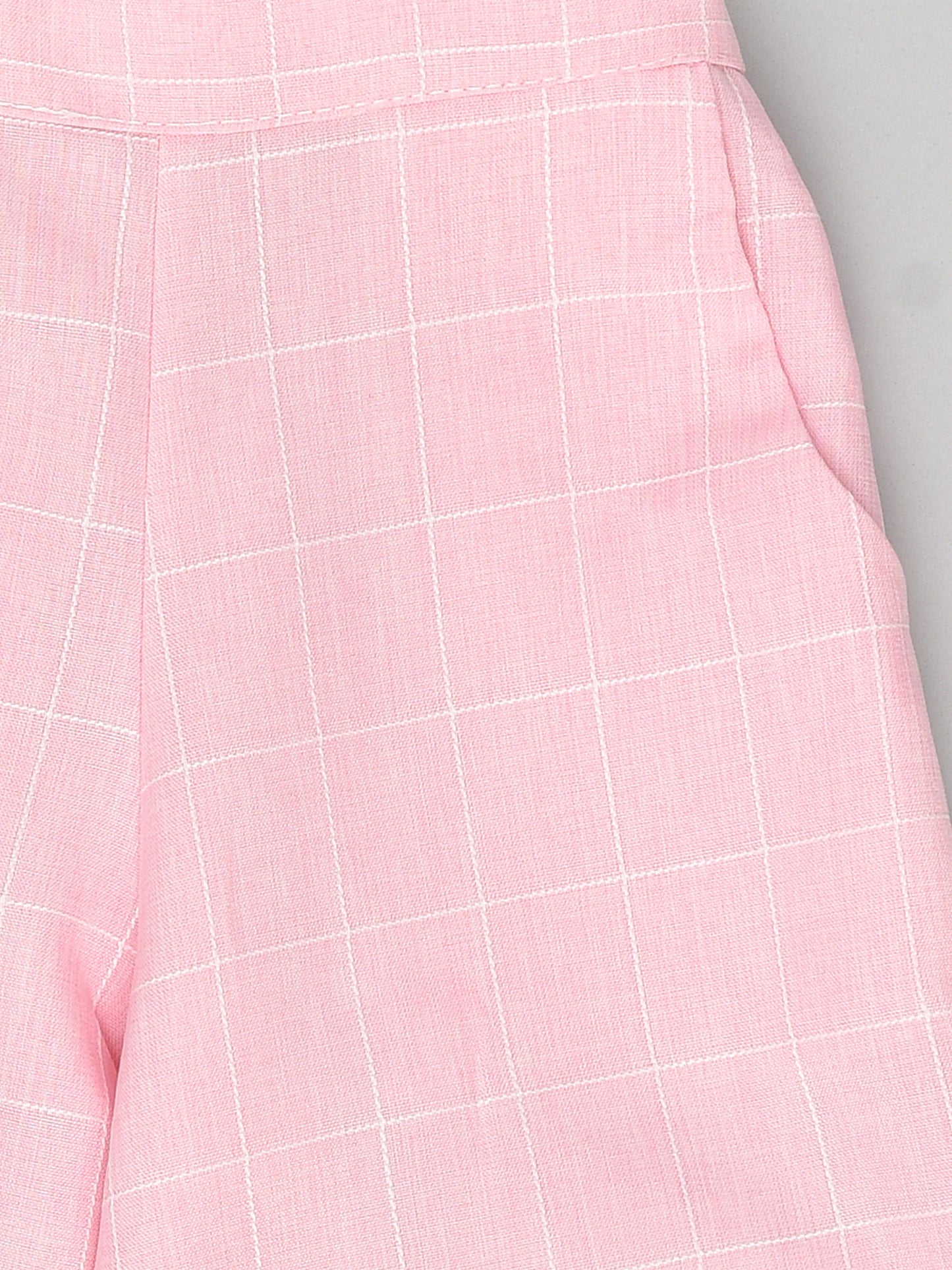 Pink Sleeveless Coord Set