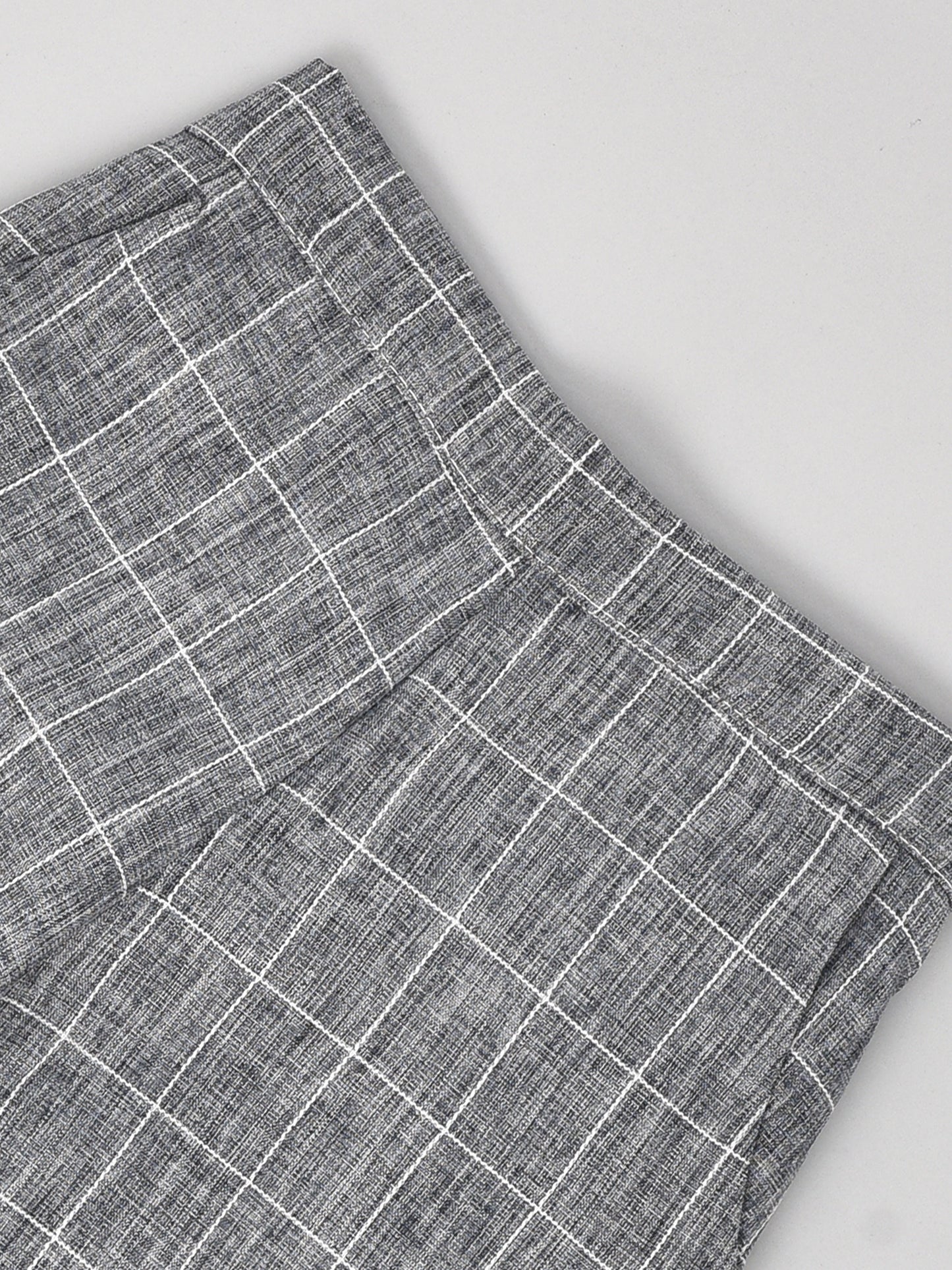 Gray Sleeveless Coord Set