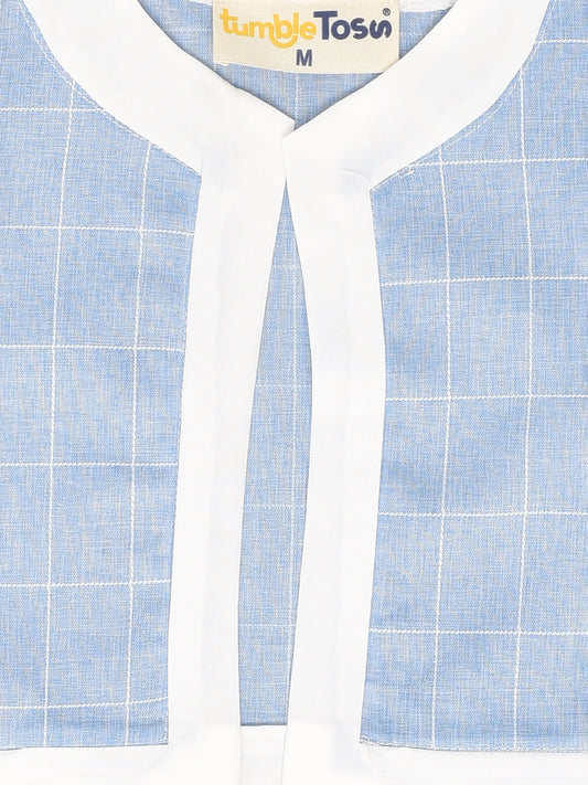 Blue Jacket Coord Set