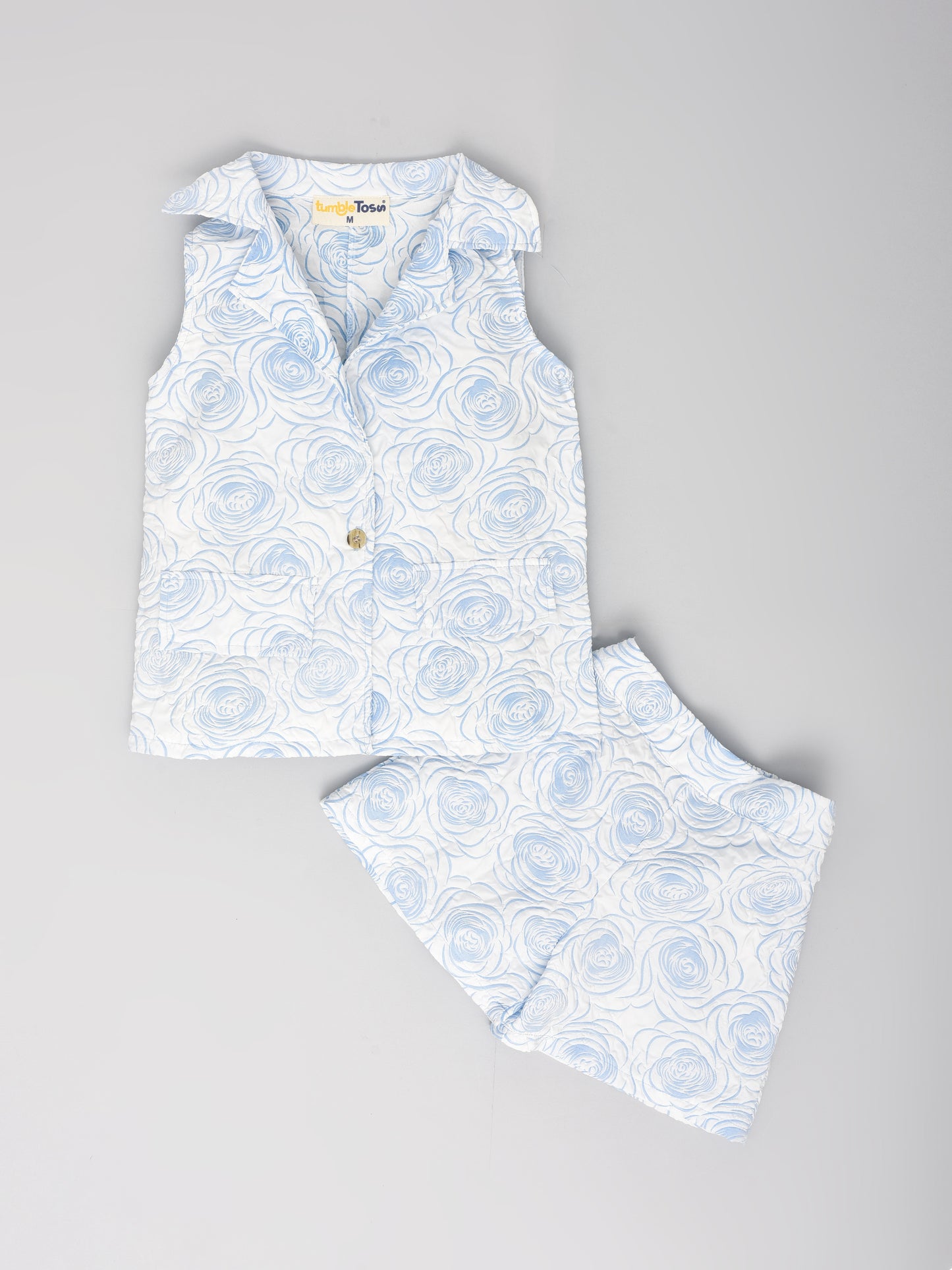 Blue Floral Coord Set