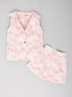Pink Sleeveless Coord Set