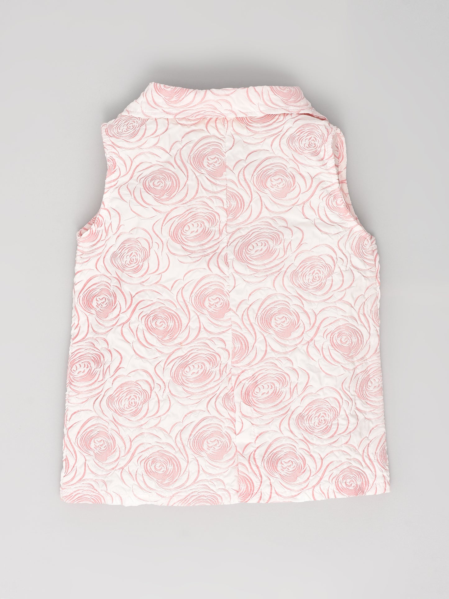 Pink Sleeveless Coord Set