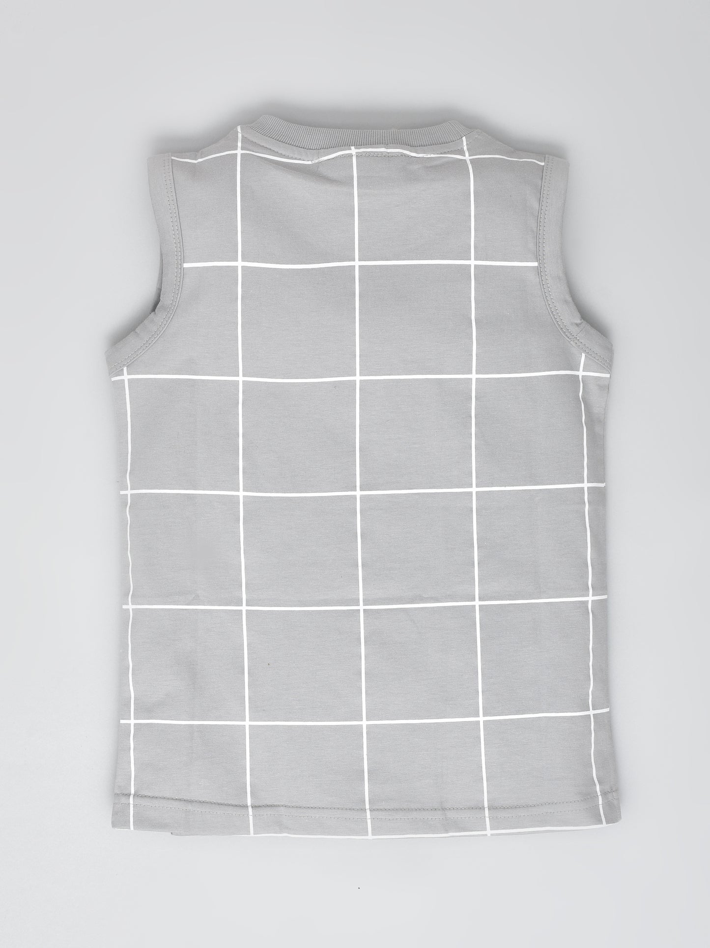 Sleeveless Cotton T-Shirt
