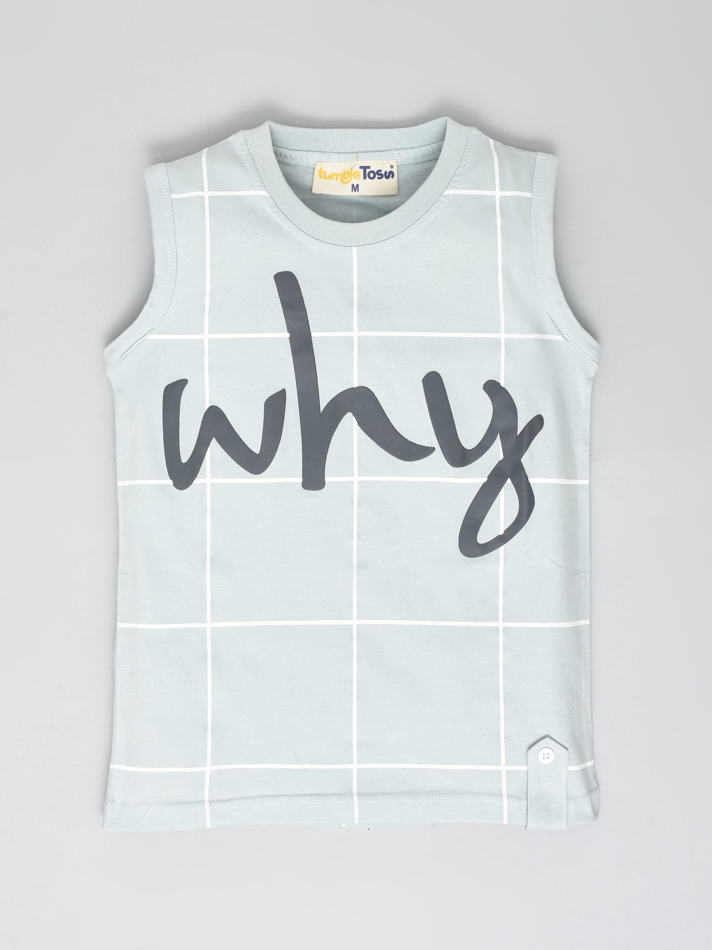 Sleeveless Cotton T-Shirt