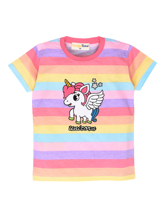 Unicorn Printed Top Set