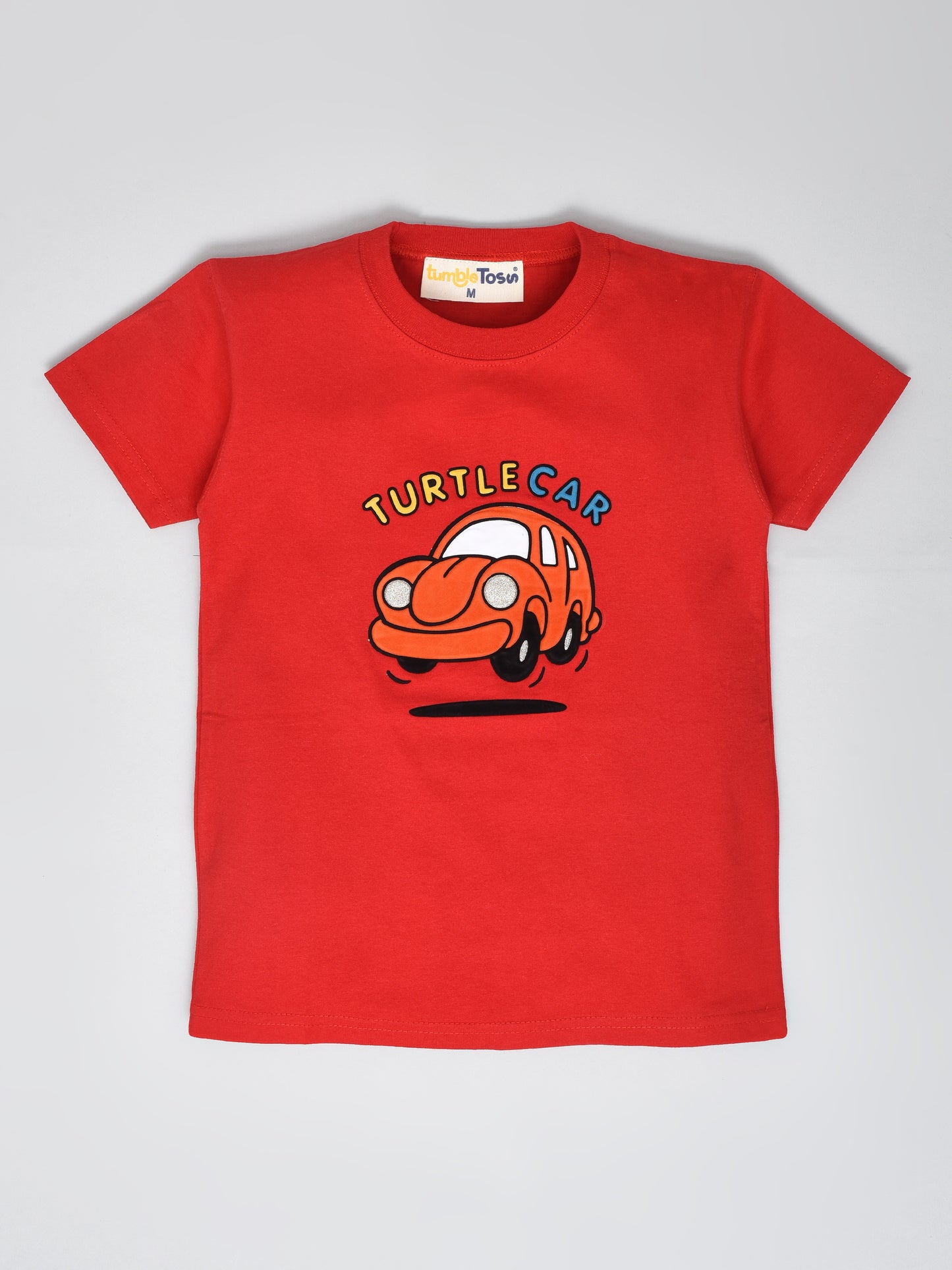 Car design Casual Cotton T-Shirt Set