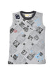 Sleeveless Cotton T-Shirt