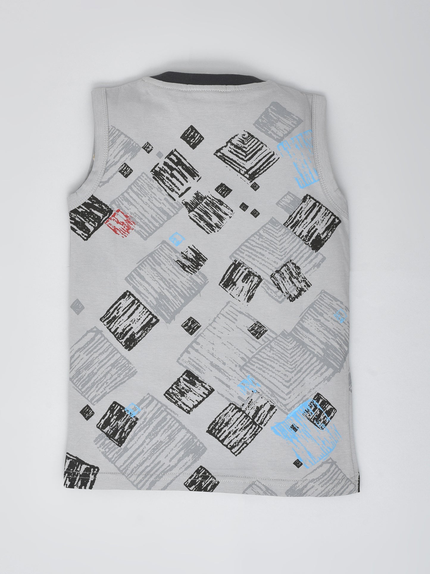 Sleeveless Cotton T-Shirt