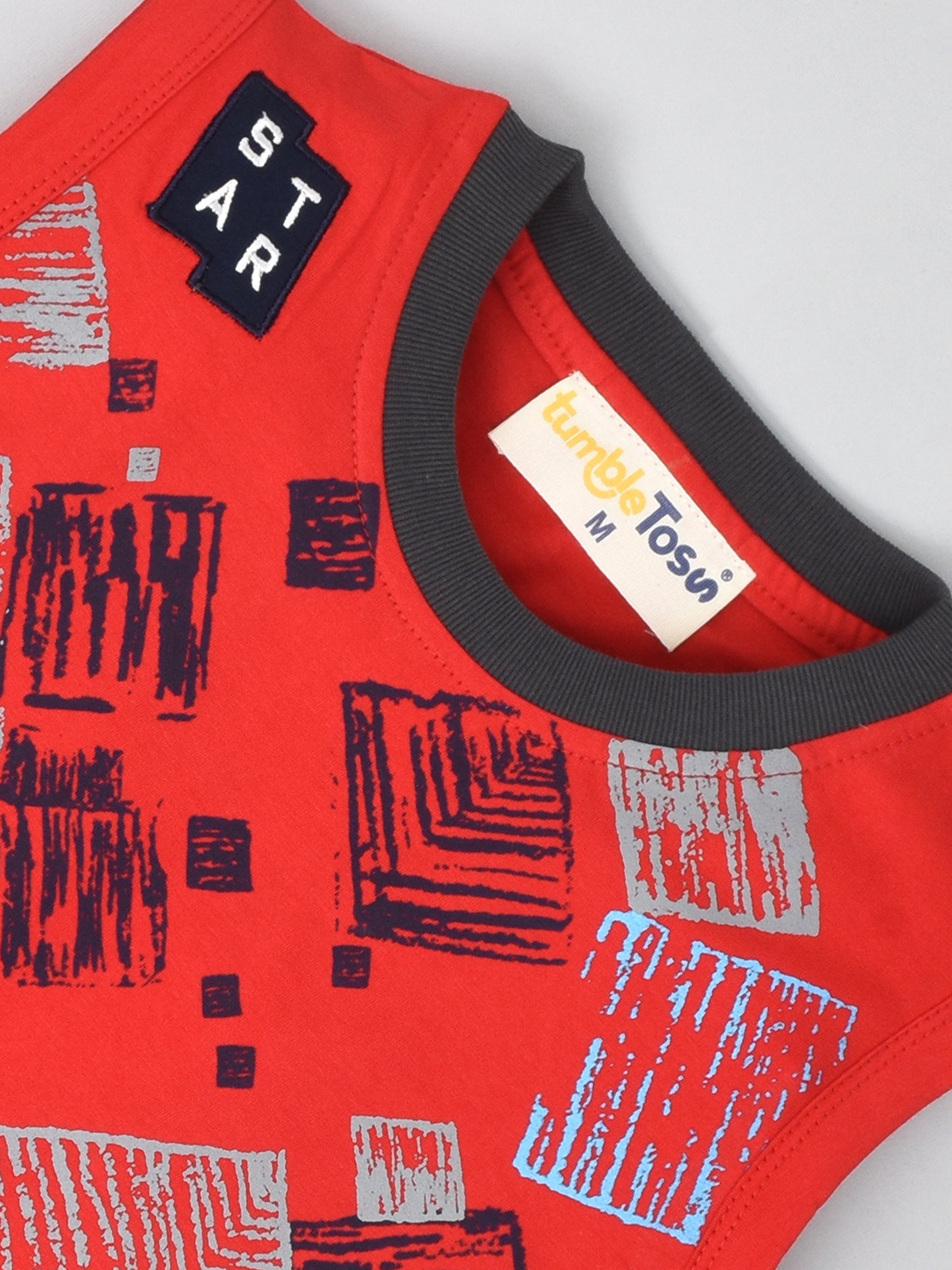 Sleeveless Cotton T-Shirt