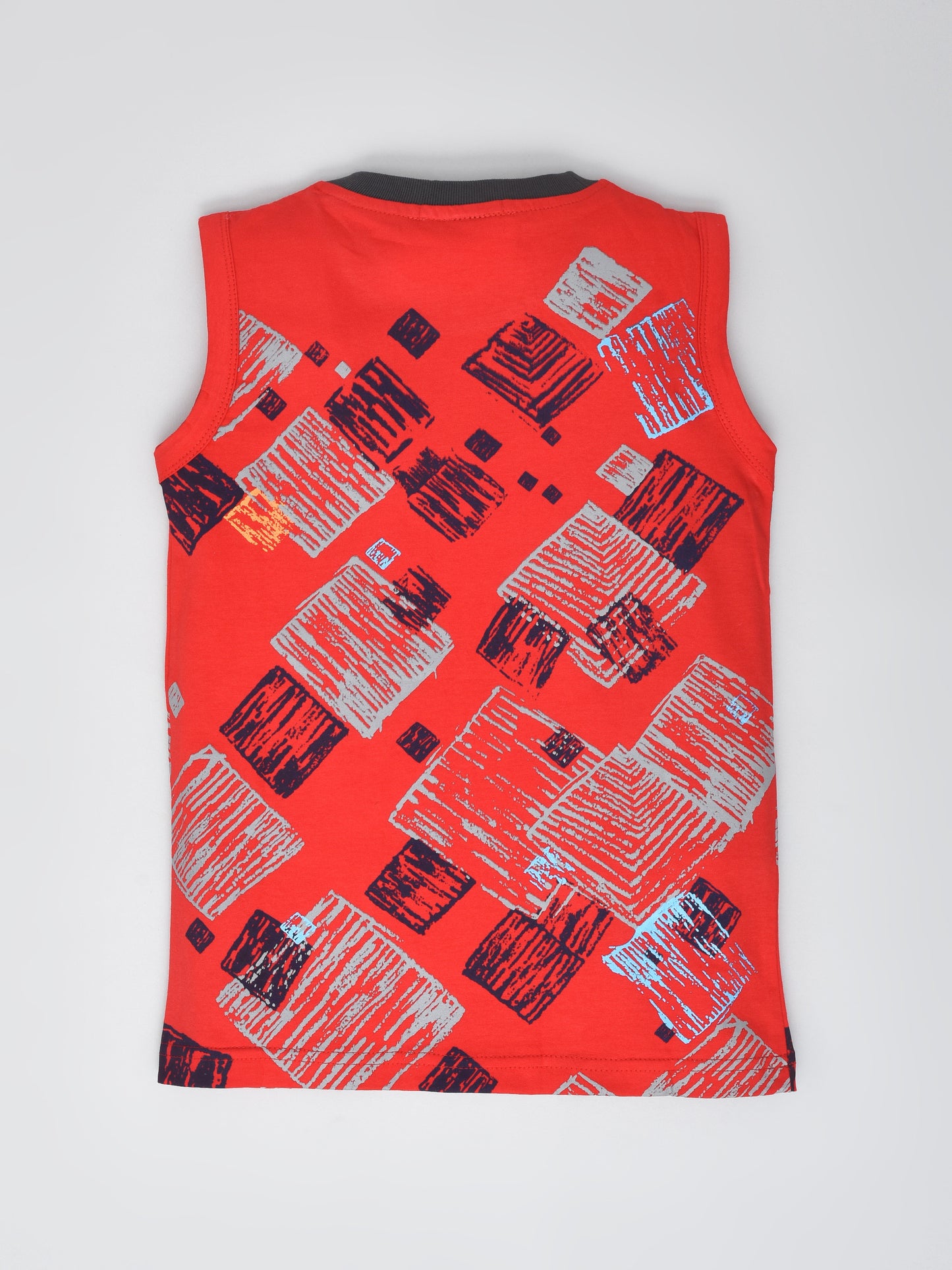 Sleeveless Cotton T-Shirt