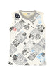 Sleeveless Cotton T-Shirt