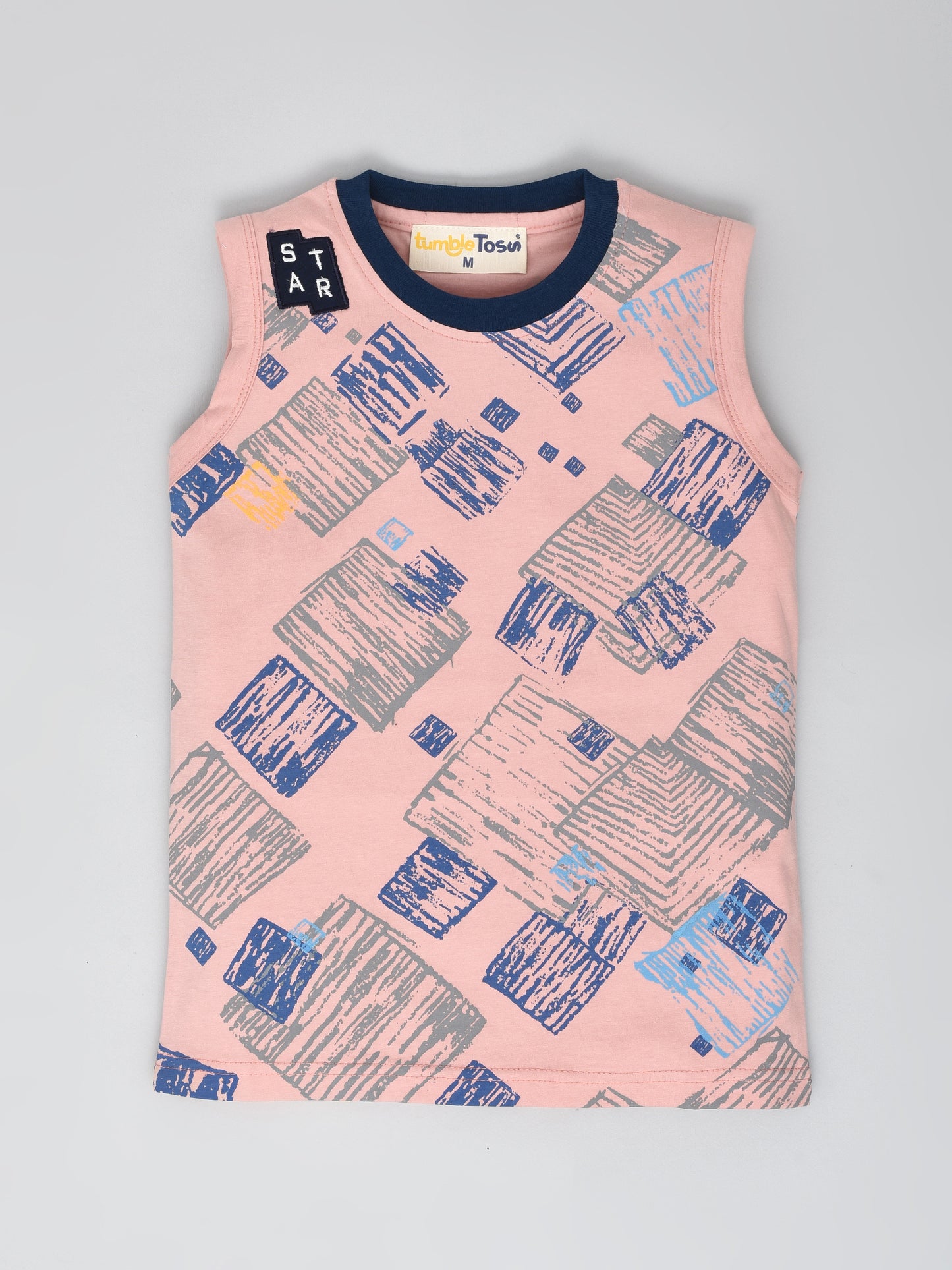 Sleeveless Cotton T-Shirt