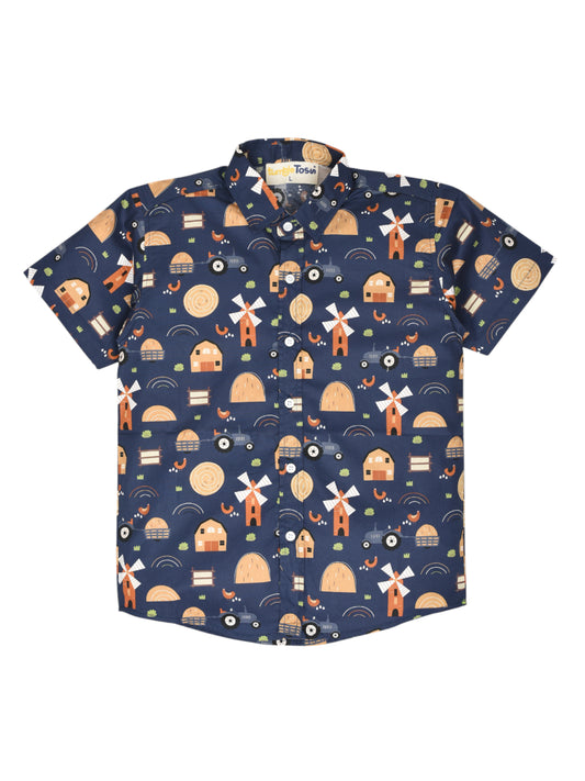 Half Sleeve Printed Shirt