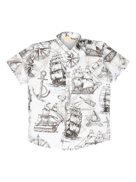 Half Sleeves Printed Shirt