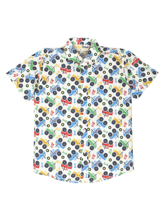 Half Sleeves Printed Shirt