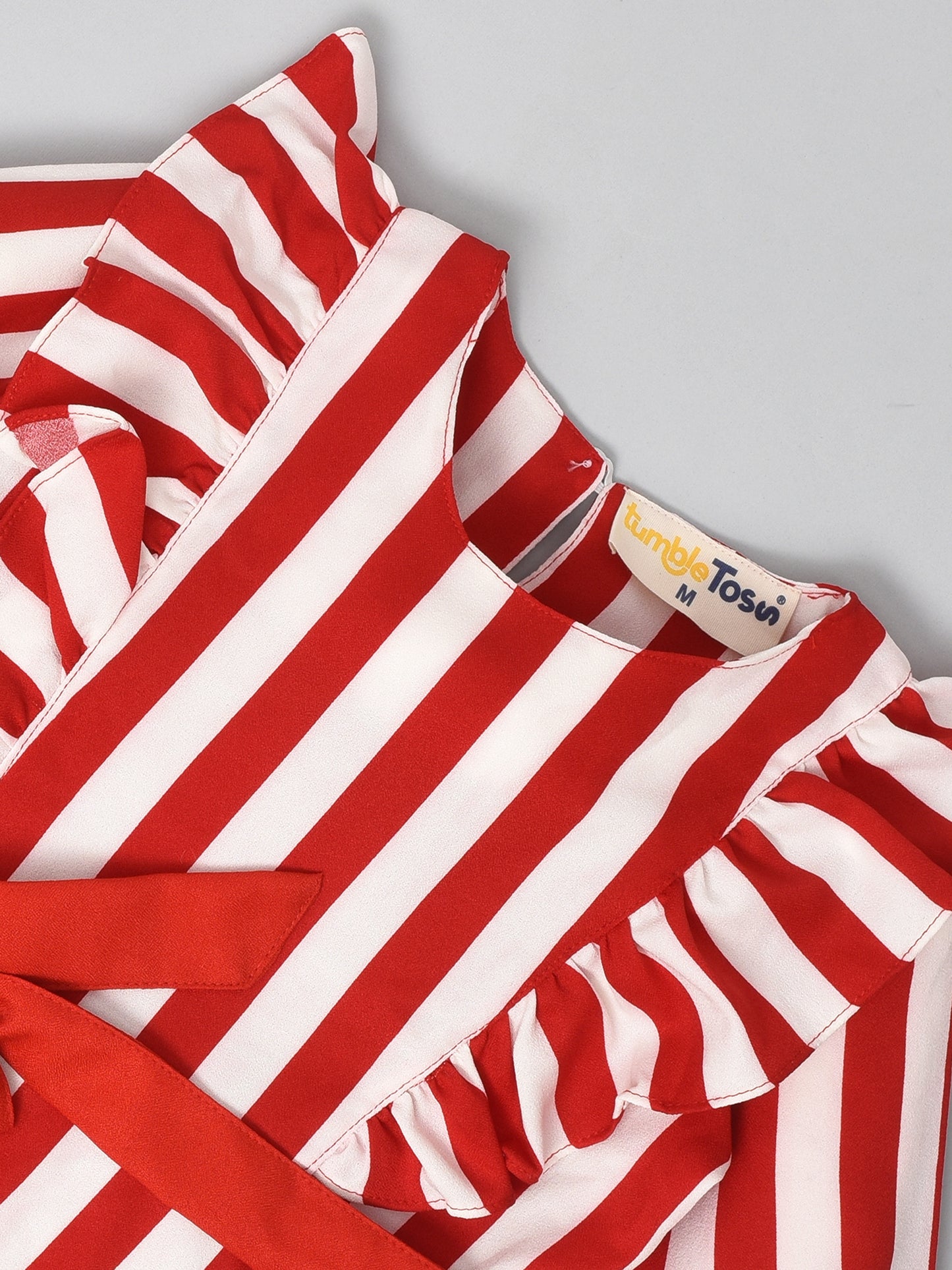 Red Striped Coord Set