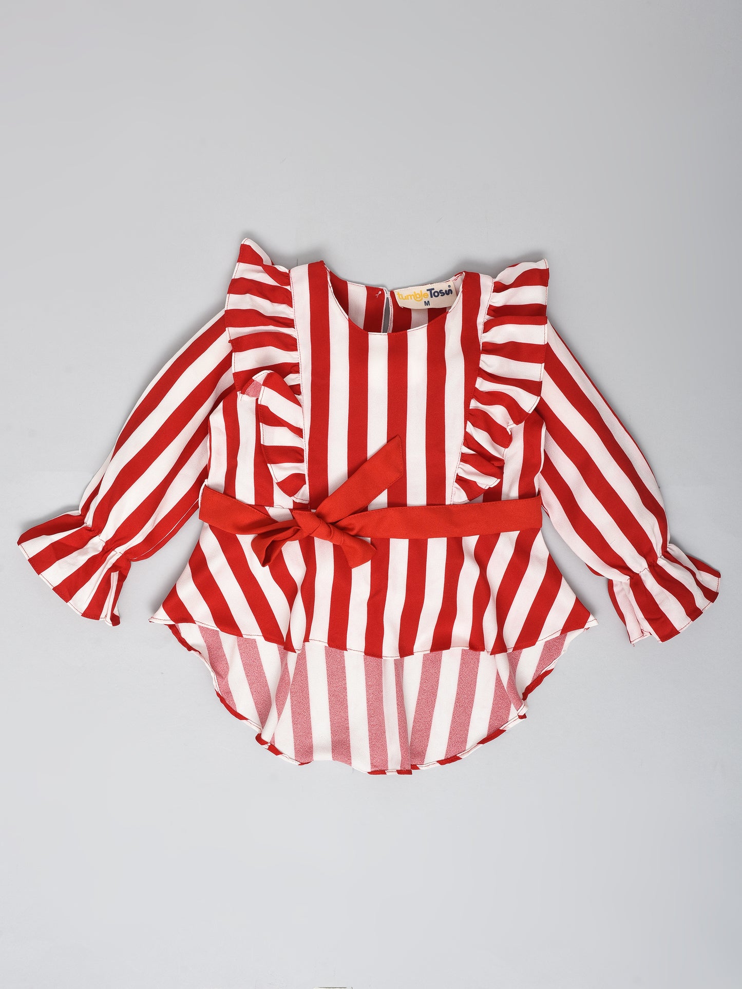 Red Striped Coord Set