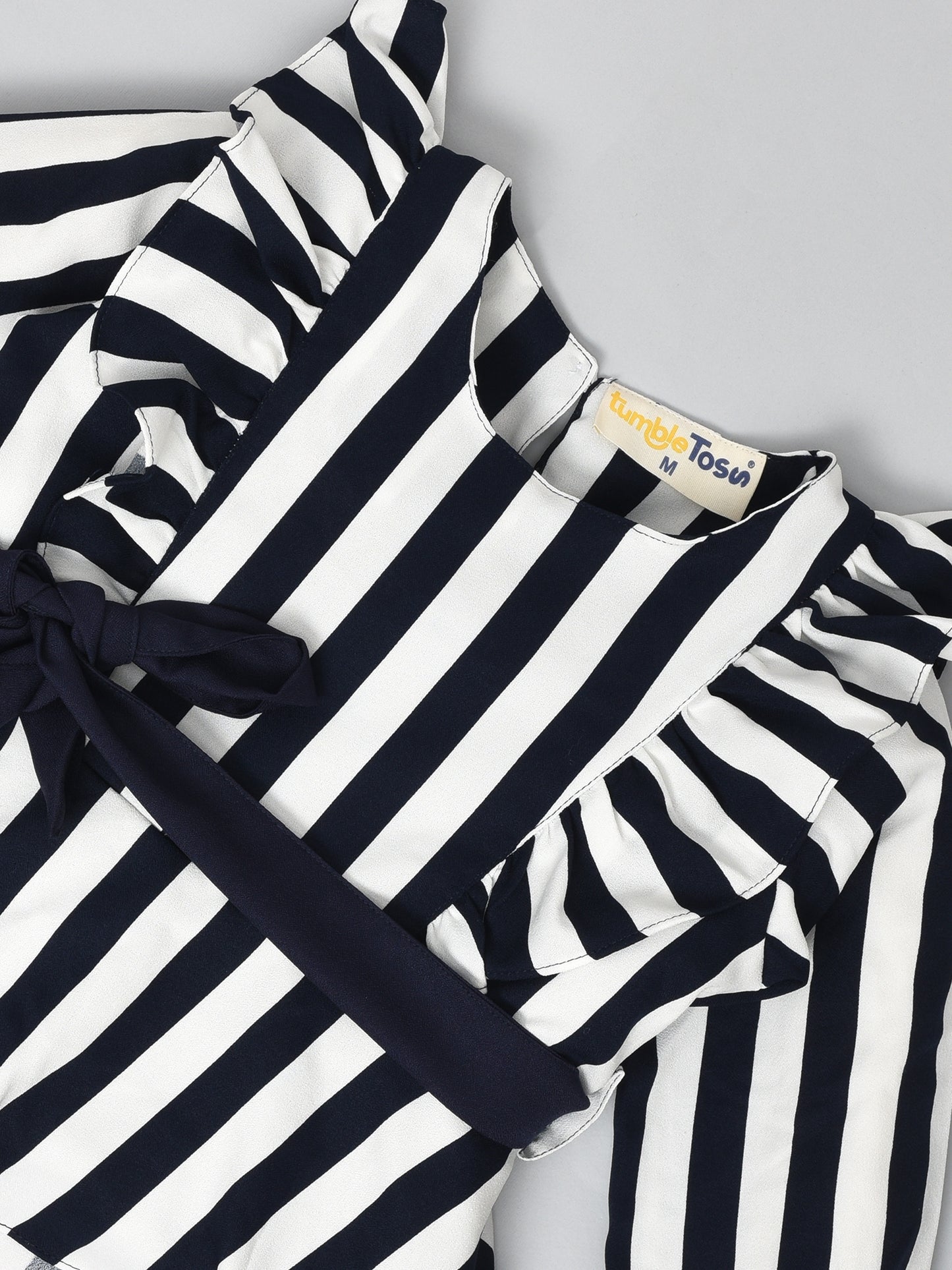 Navy Blue Stripes Coord Set