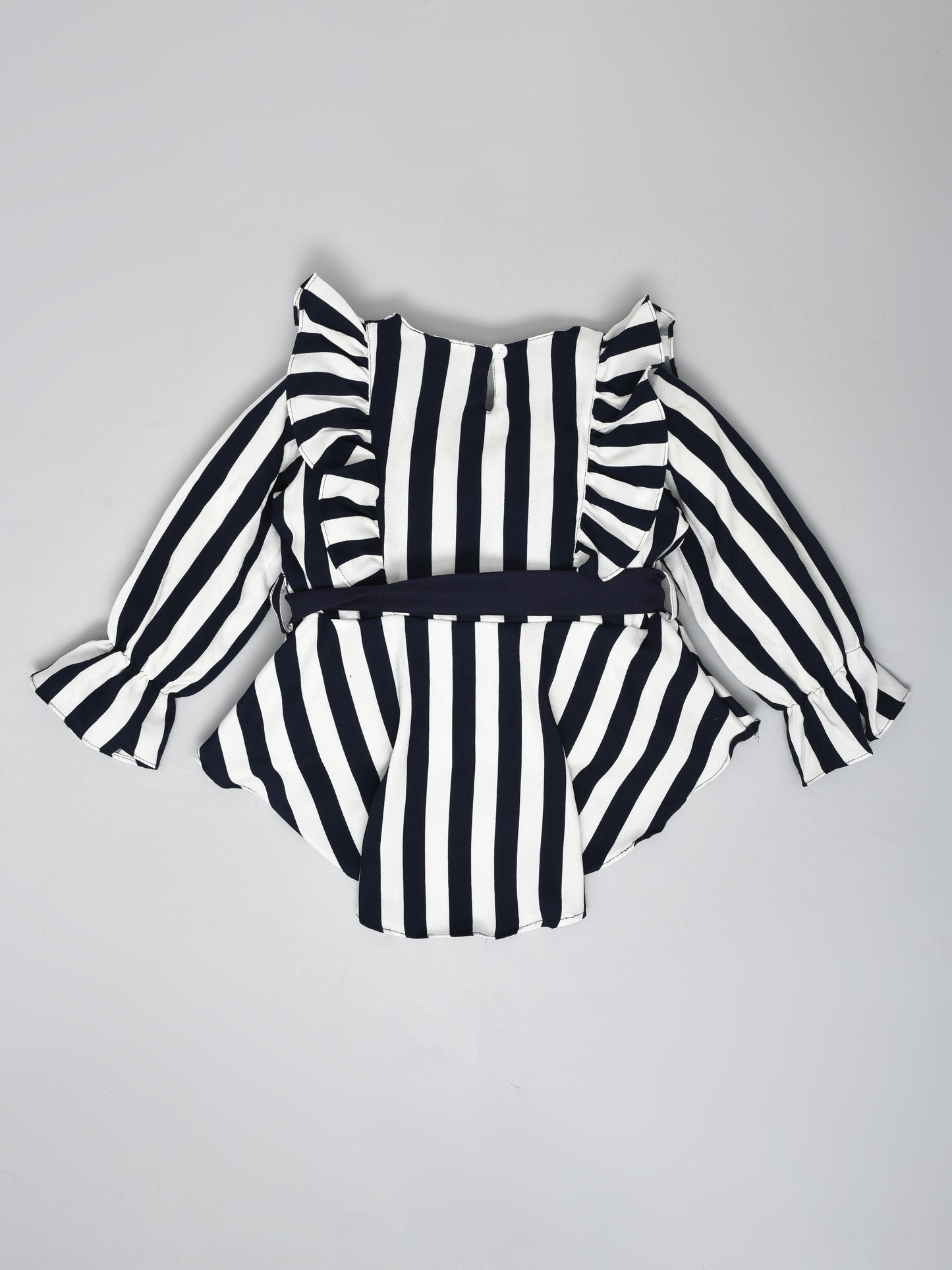 Navy Blue Stripes Coord Set