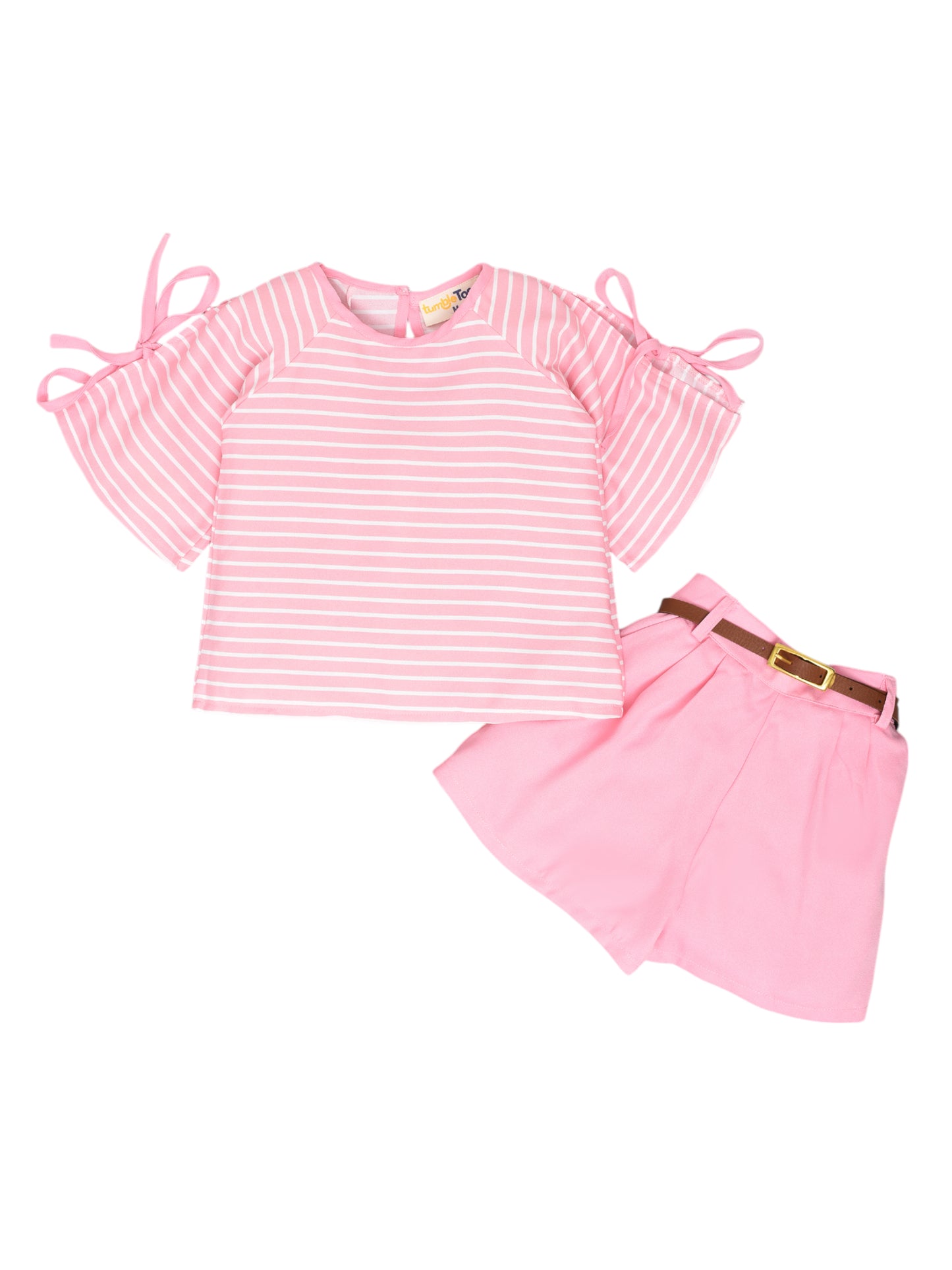 Cute Pink Coord Set with Shorts
