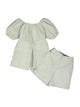 Green Coord Set with Shorts